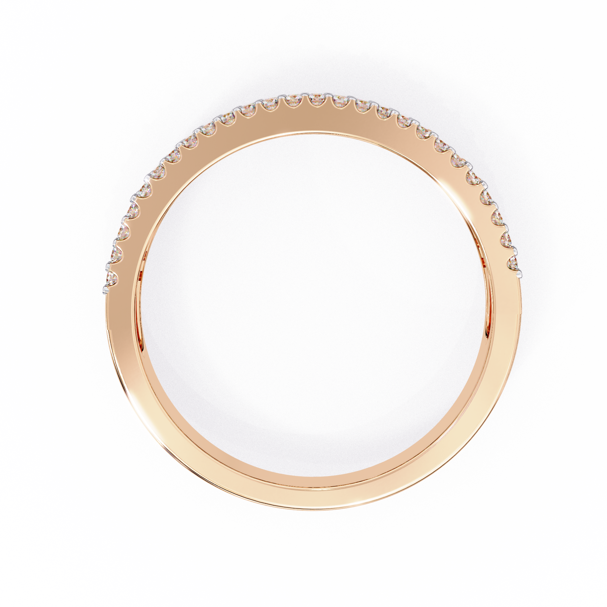 Elegant 0.60 Carat Mixed Shape Lab Grown Diamond Wedding Band