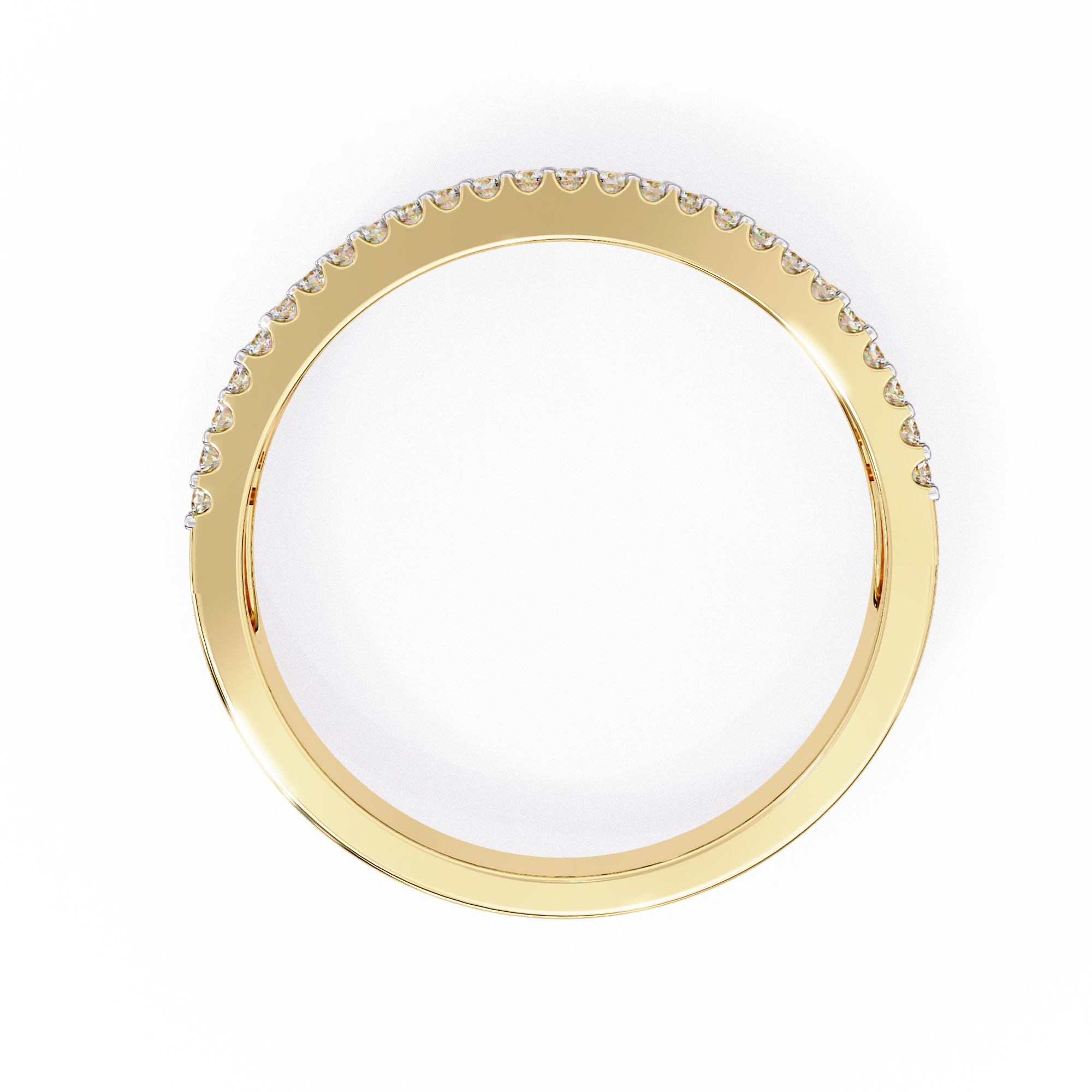 Elegant 0.60 Carat Mixed Shape Lab Grown Diamond Wedding Band