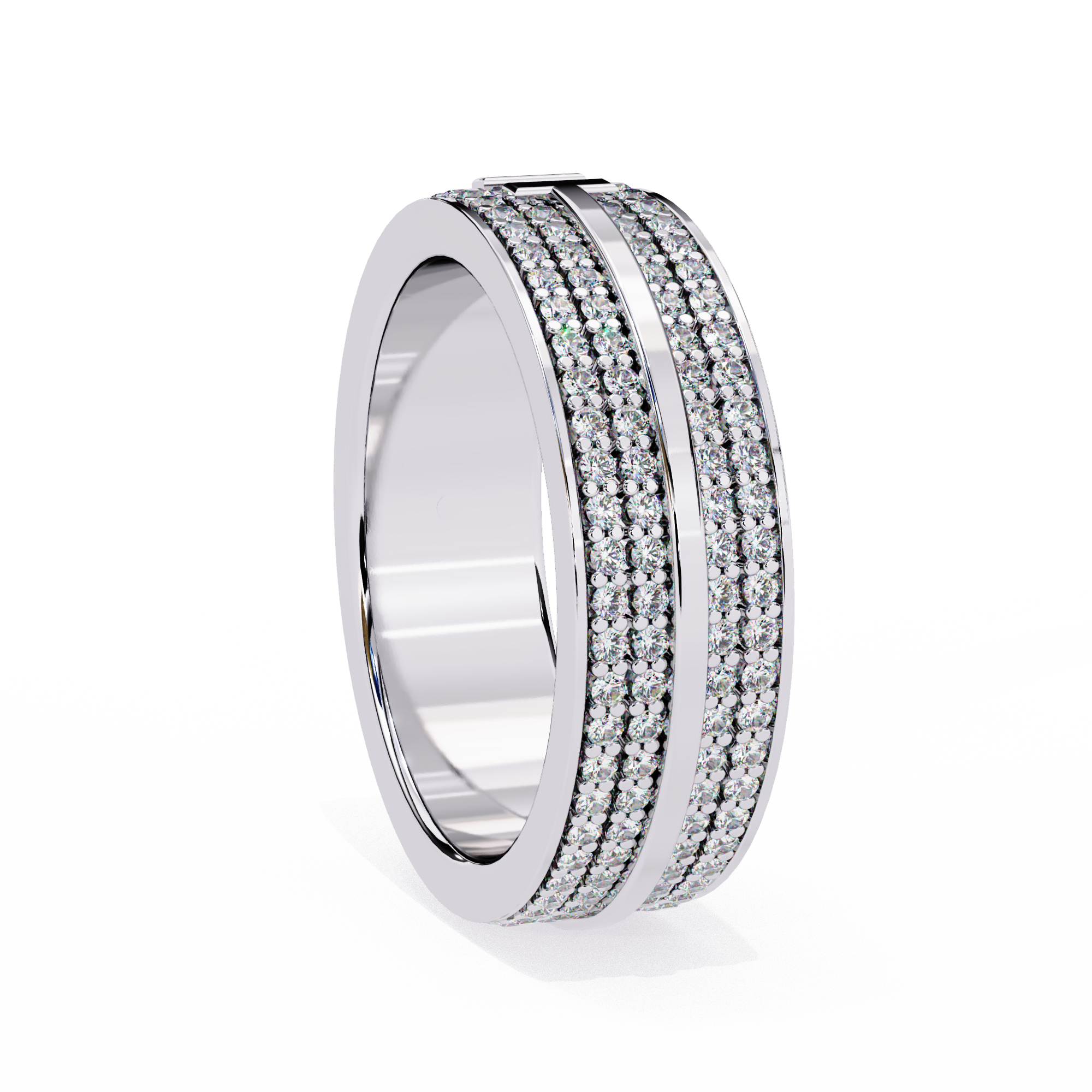 Luxury 0.80 Carat Round Lab Diamond Cocktail Statement Ring
