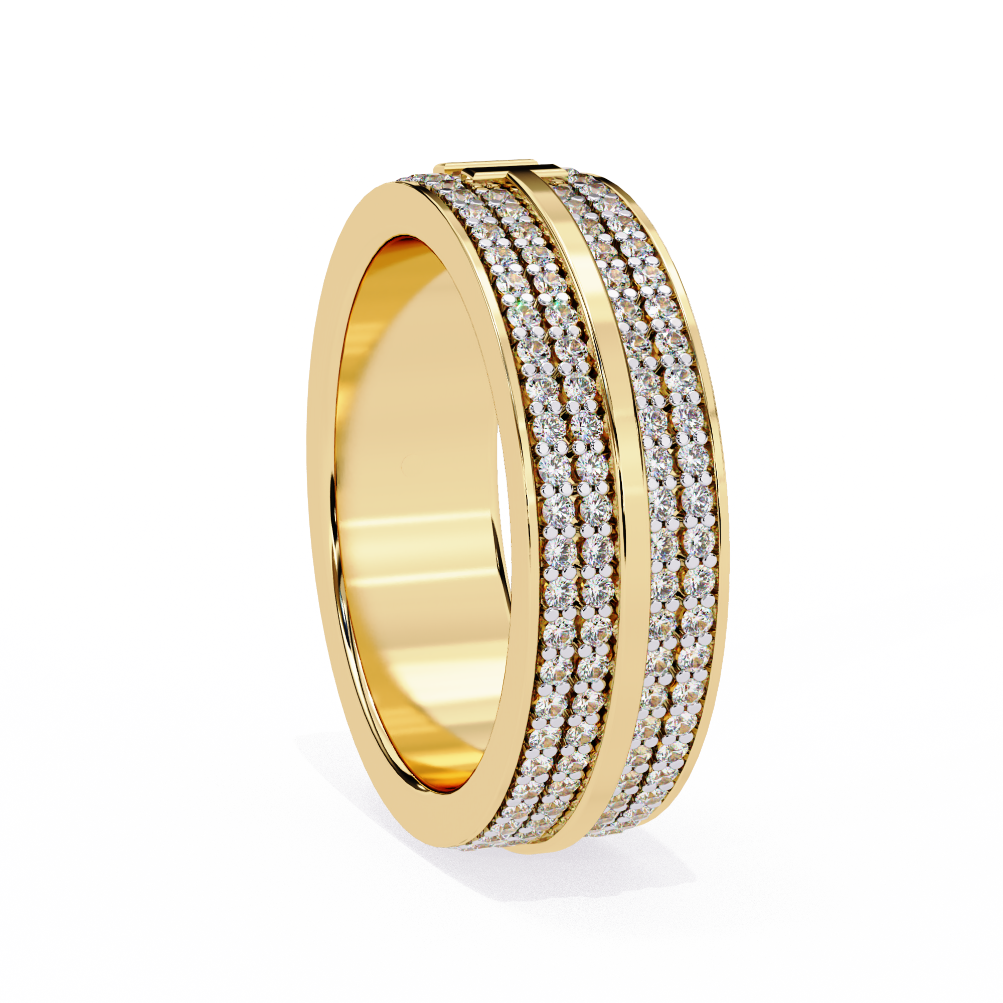 Luxury 0.80 Carat Round Lab Diamond Cocktail Statement Ring