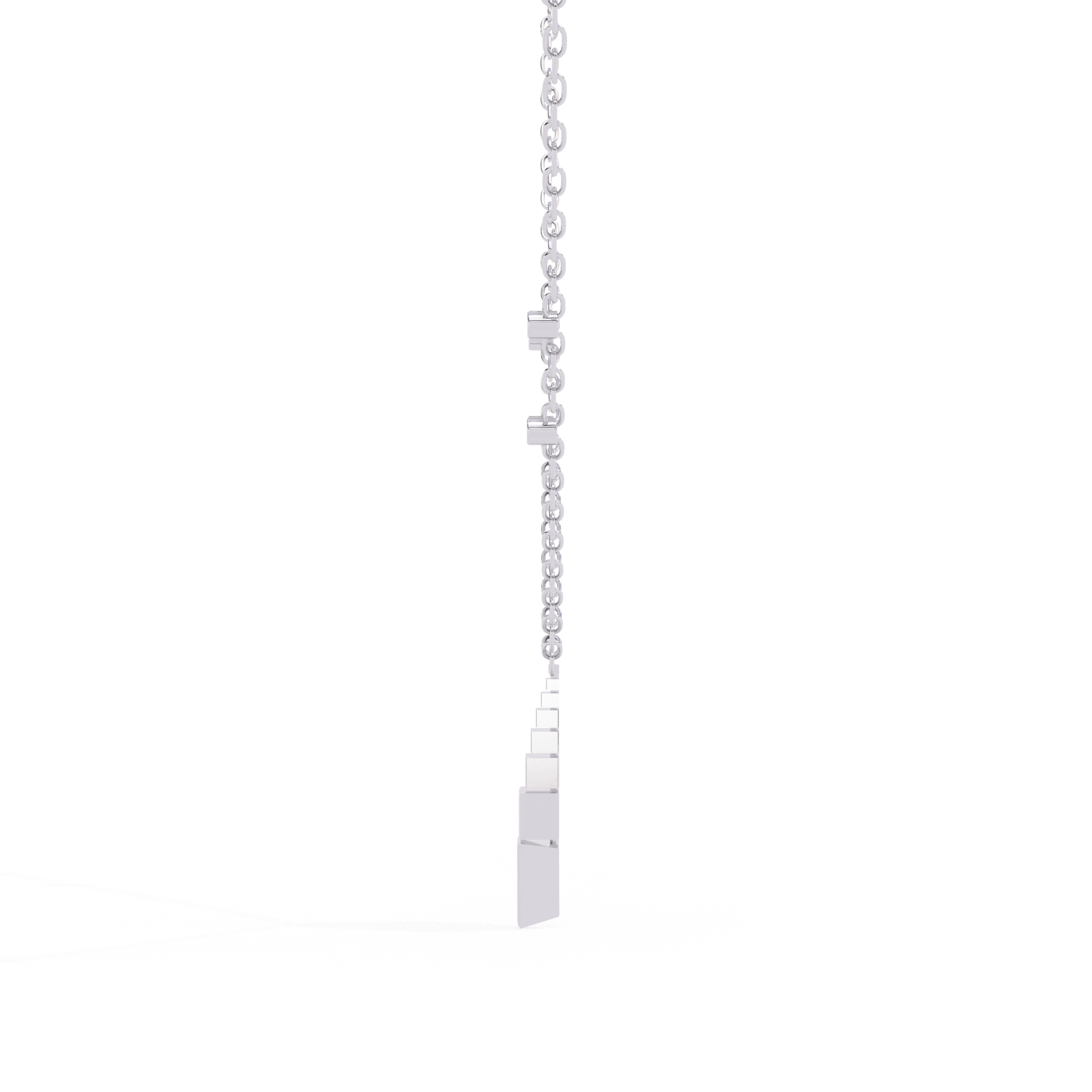 Solitairekart 0.63ct  Natural Diamond Geometric Triangle Pendant-HI Color, VS-SI Clarity