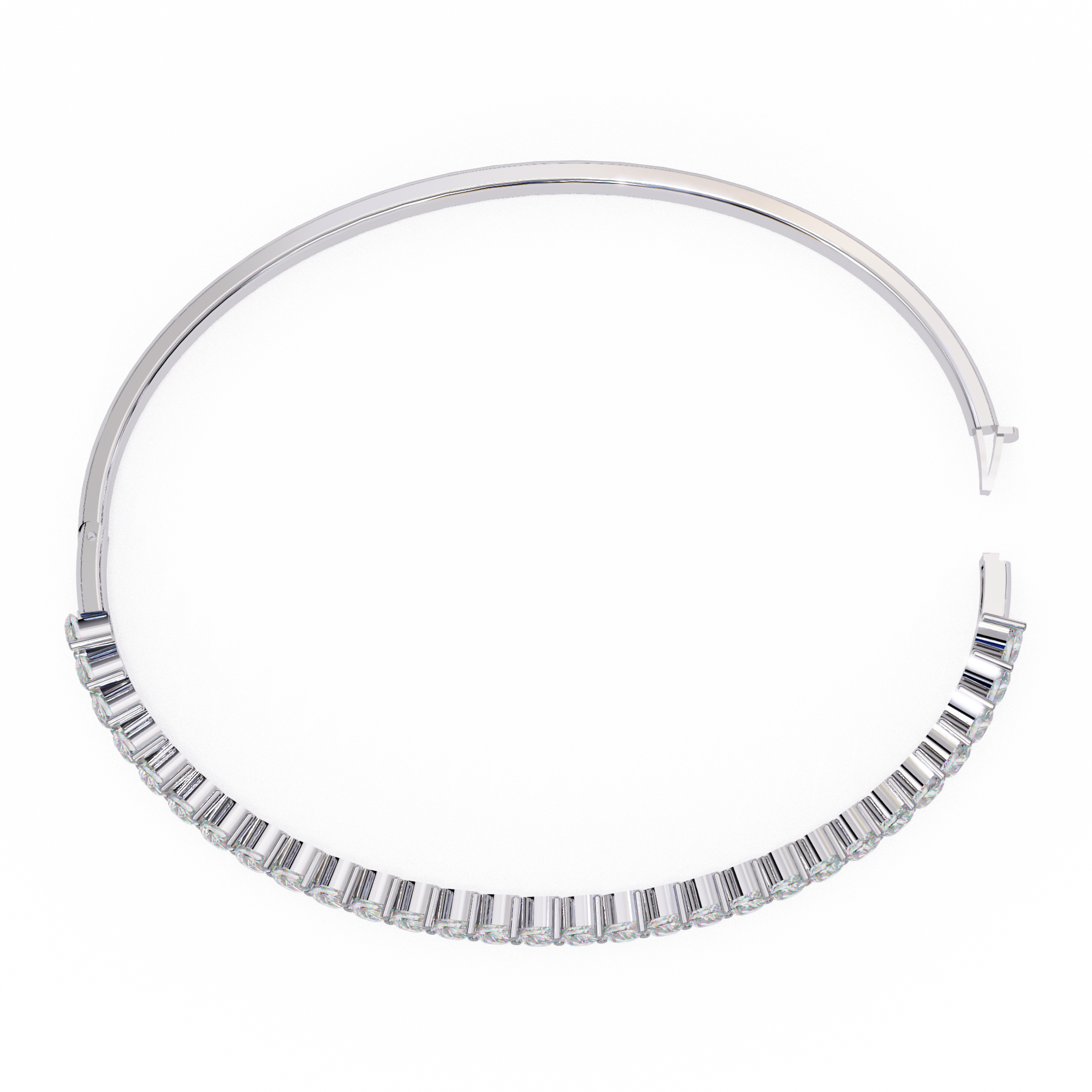 Solitairekart 4.06ct Pear Cut Lab Grown Diamond Bracelet