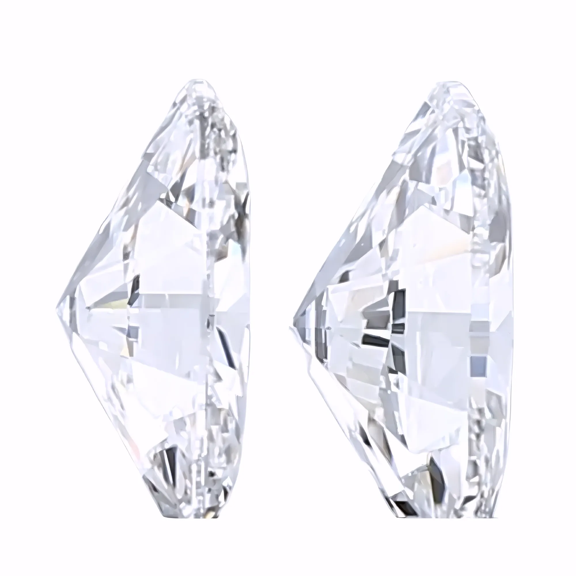 Solitairekart 1+1 Carat E Color, VS1 Clarity Combo Lab Grown Diamond For Studs