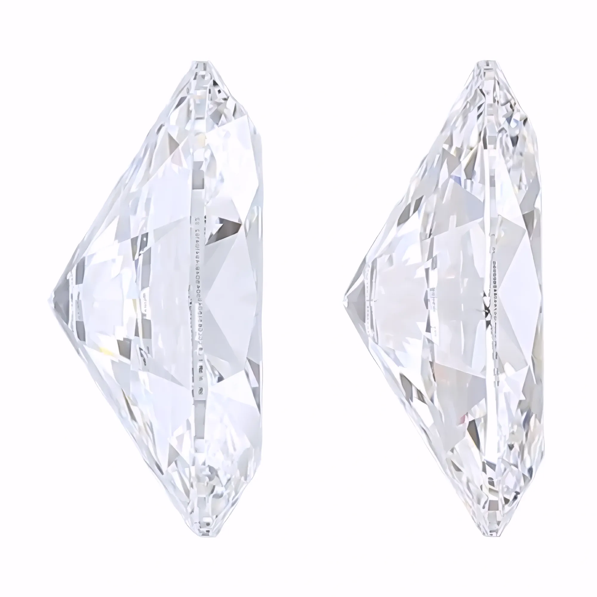 Solitairekart 2+2 Carat E Color, VS1 Clarity Combo Lab Grown Diamond For Studs