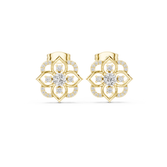 0.578ct Natural Diamond Stud Earrings – Round Shape GH/VS Quality