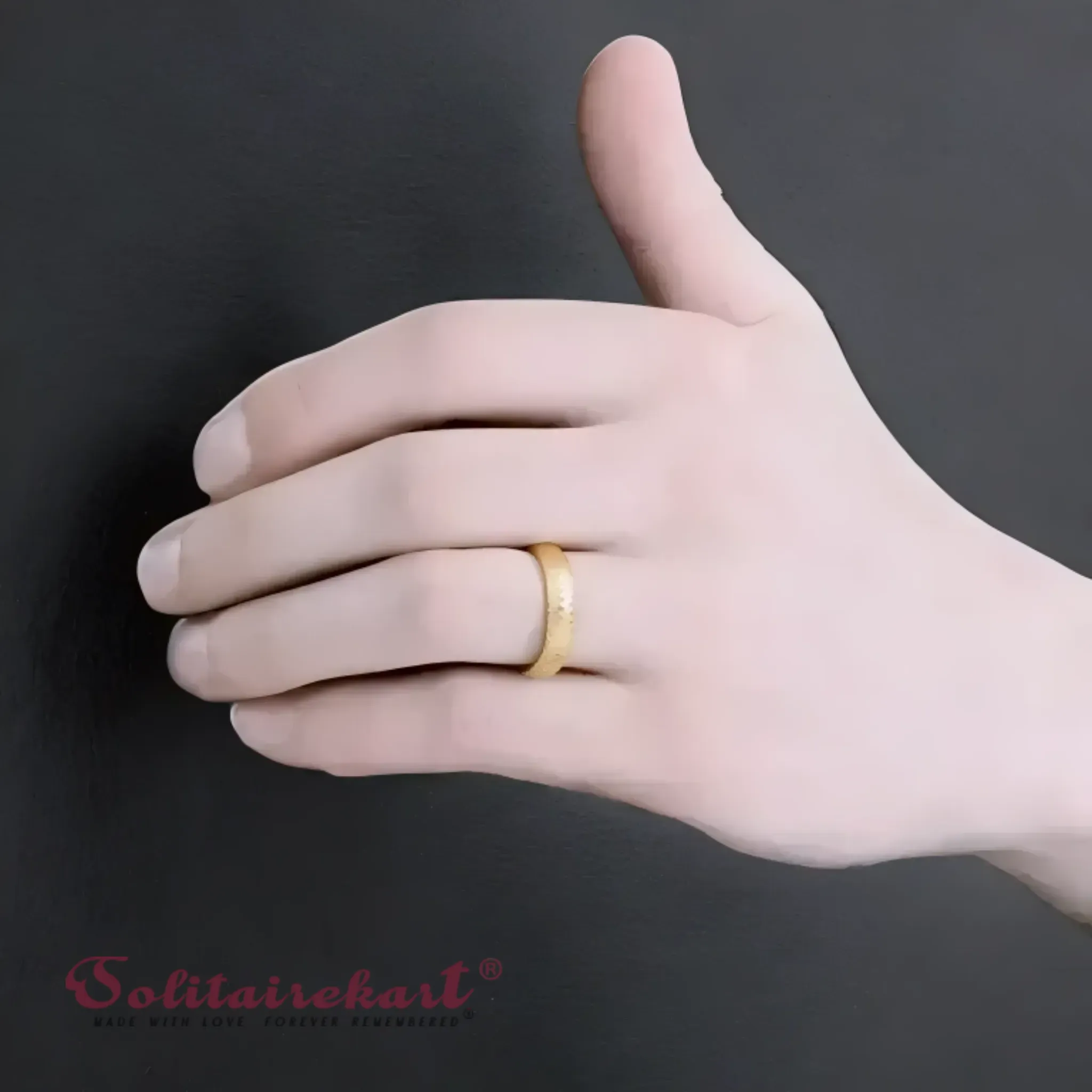 14K 11.04g Gold Couple Rings – Elegant Design