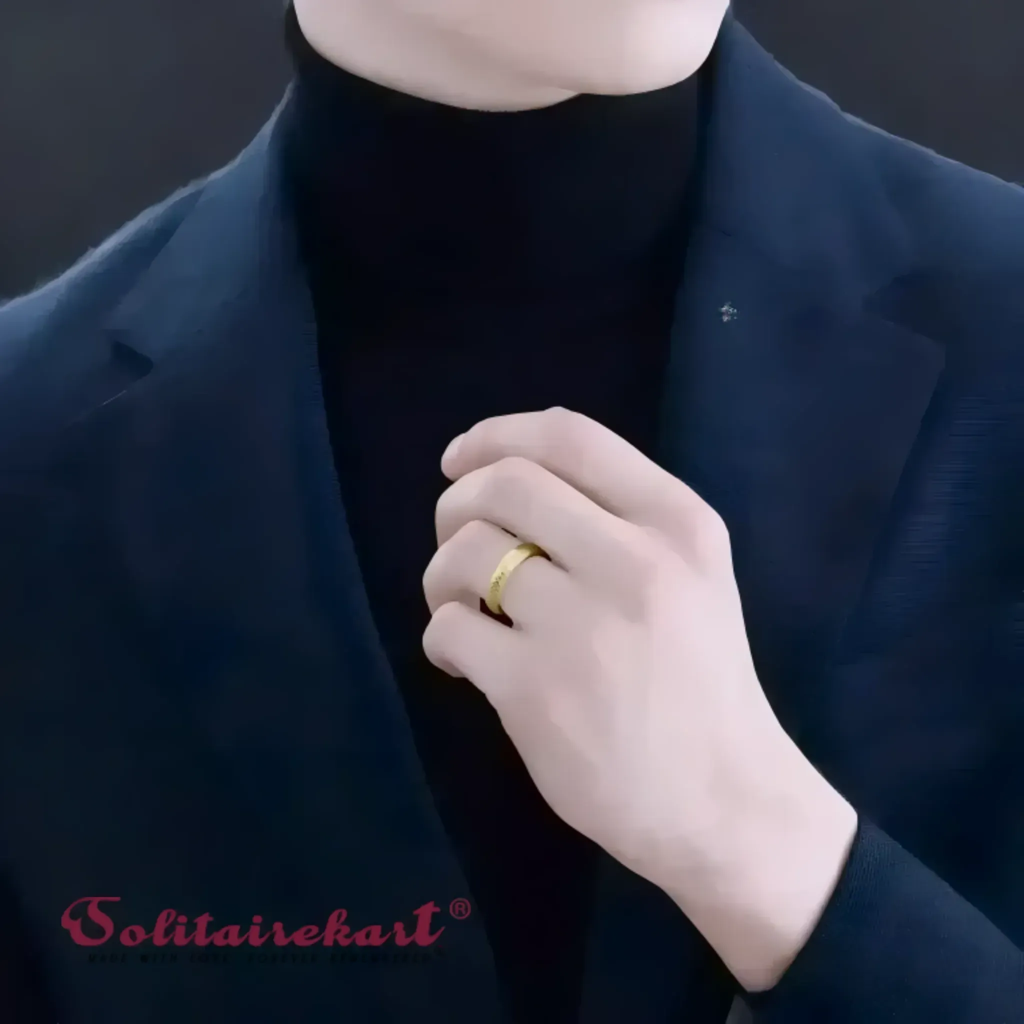 14K 11.04g Gold Couple Rings – Elegant Design