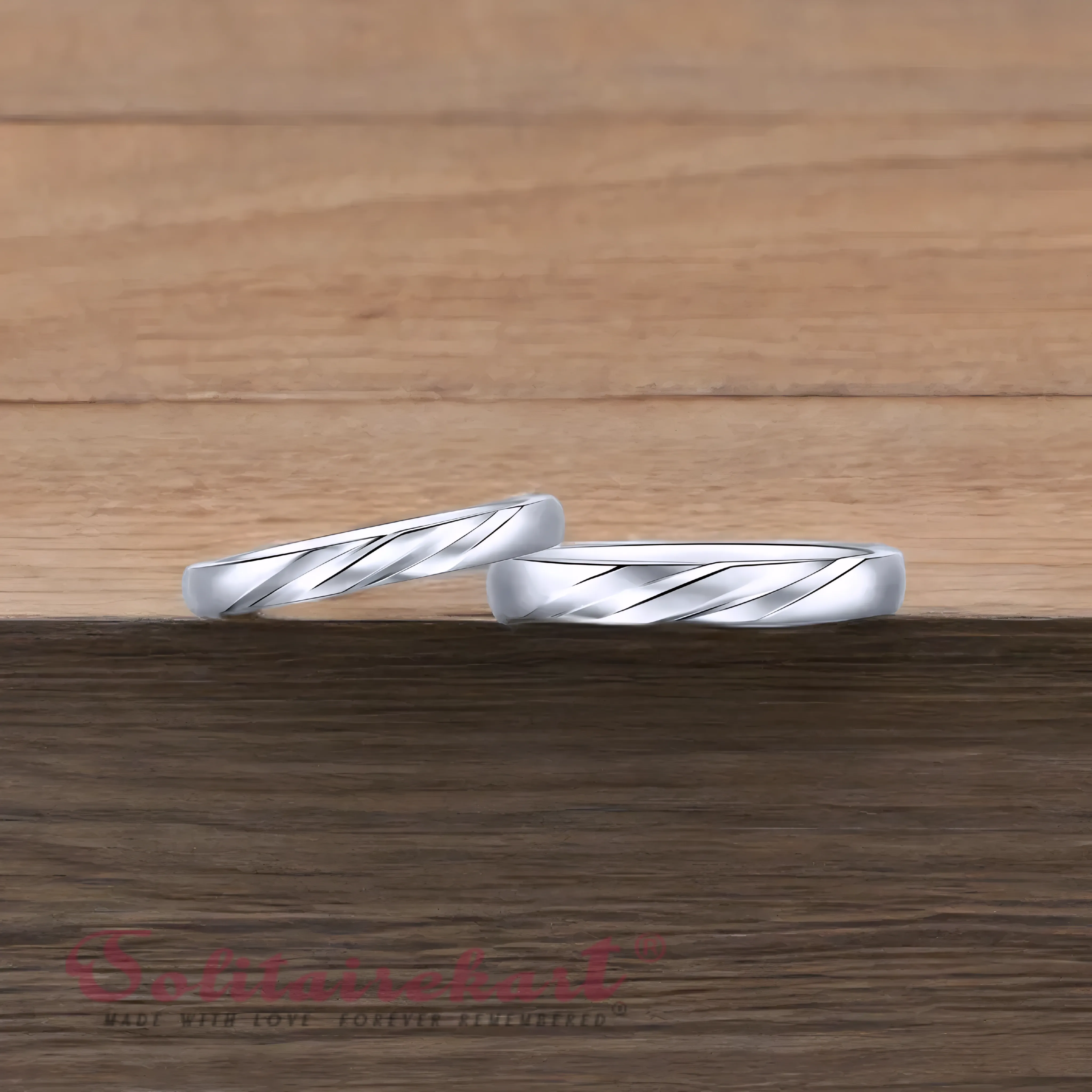 Solitairekart Platinum Cross Style Band gm 3.855 Weight For Unisex.