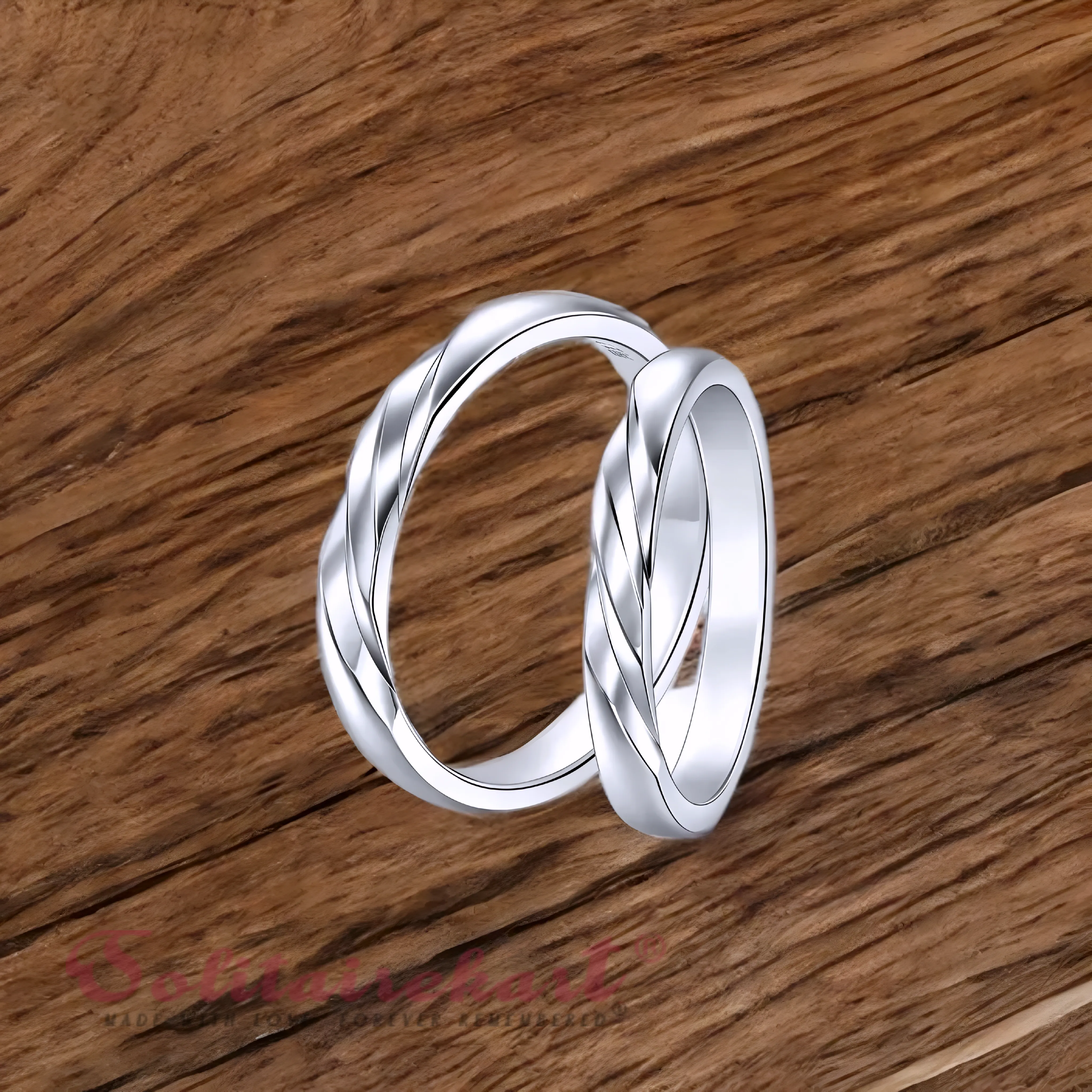 Solitairekart Platinum Cross Style Band gm 3.855 Weight For Unisex.