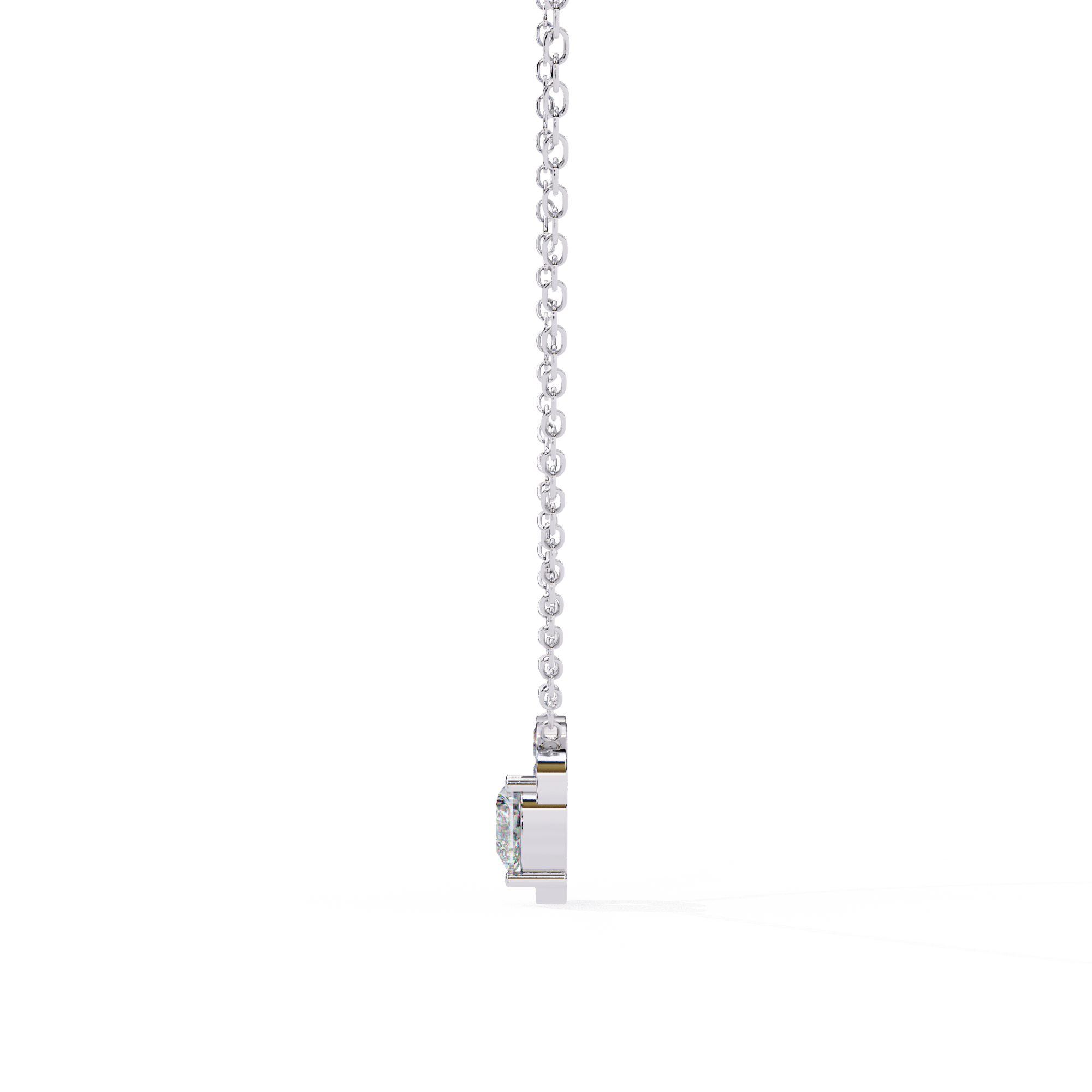 Solitairekart 0.87ct Natural Diamond Heart Pendant-H Color, VS1 Clarity