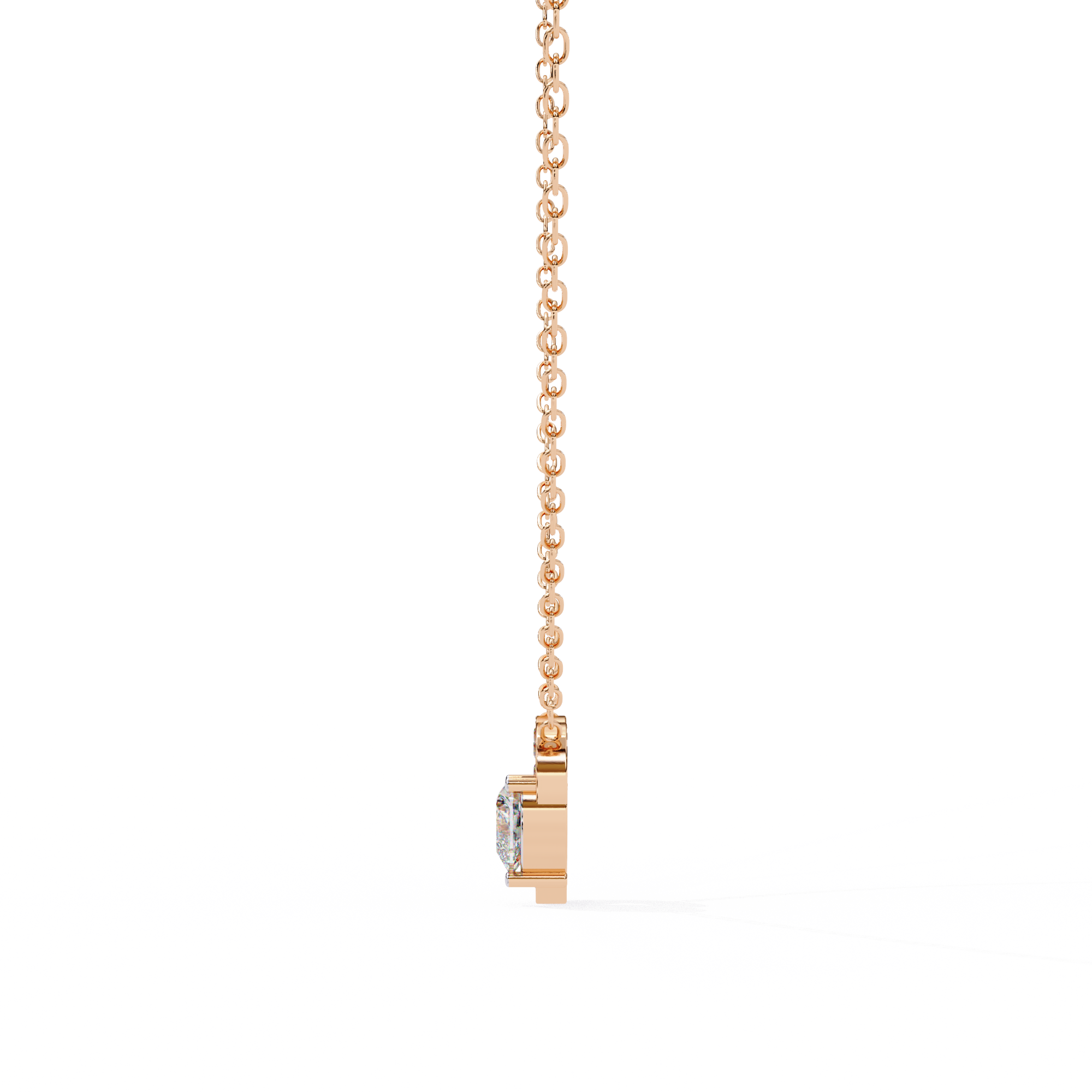 Solitairekart 0.87ct Natural Diamond Heart Pendant-H Color, VS1 Clarity