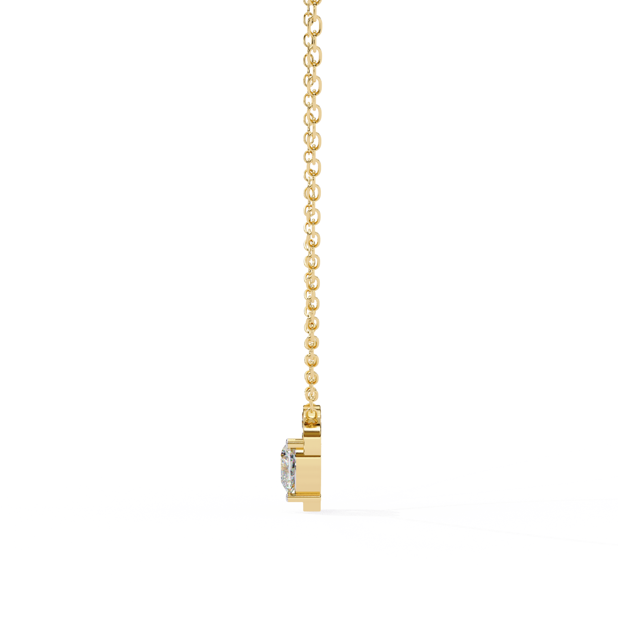 Solitairekart 0.87ct Natural Diamond Heart Pendant-H Color, VS1 Clarity