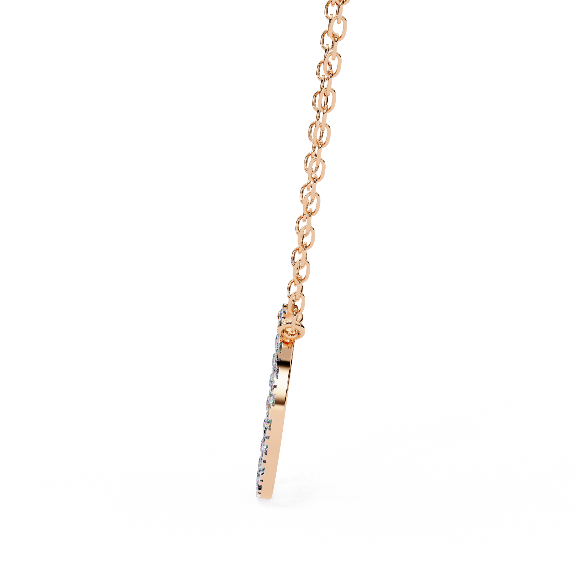 Solitairekart 0.34ct Natural Diamond Circle Pendant-HI Color, VS-SI Clarity