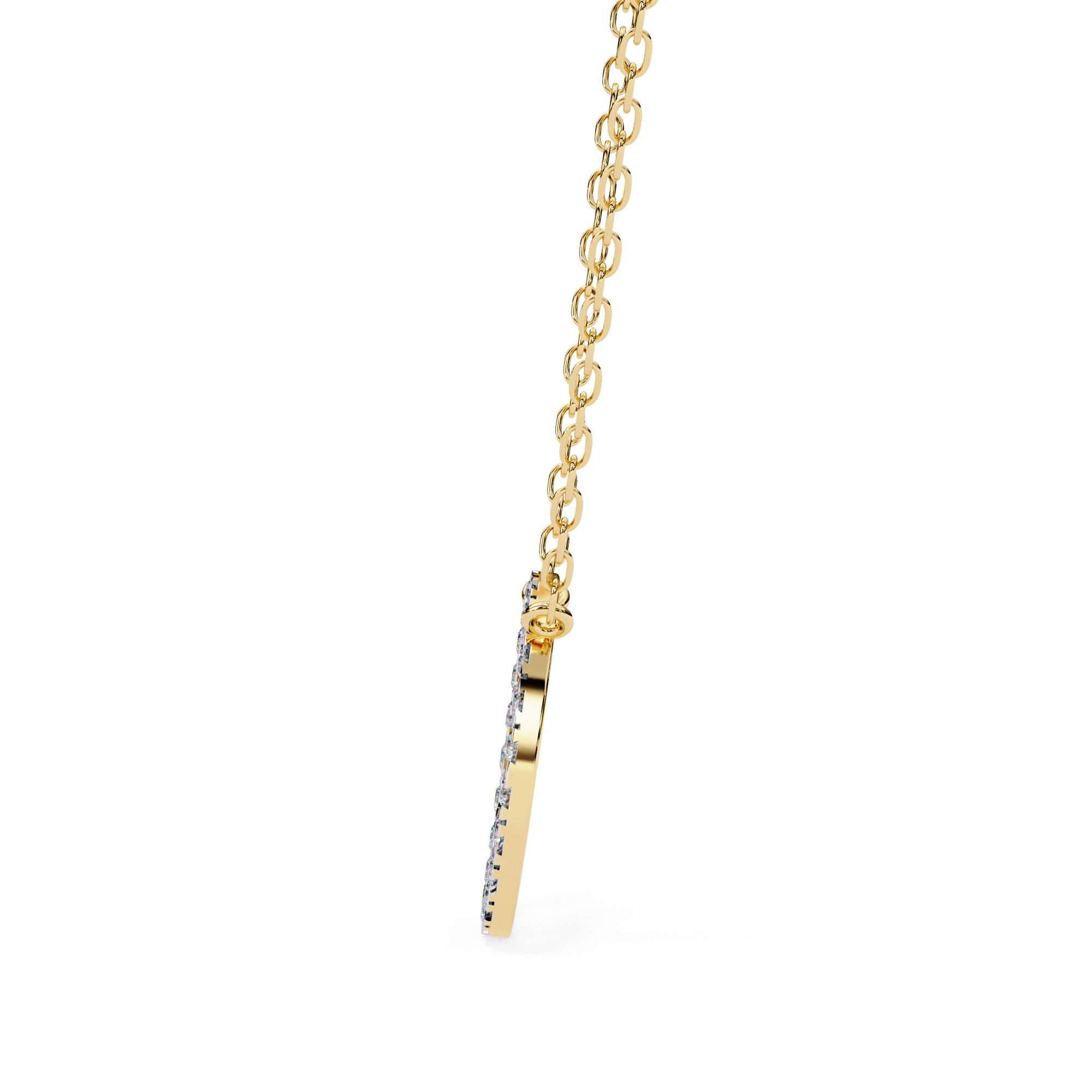 Solitairekart 0.34ct Natural Diamond Circle Pendant-HI Color, VS-SI Clarity