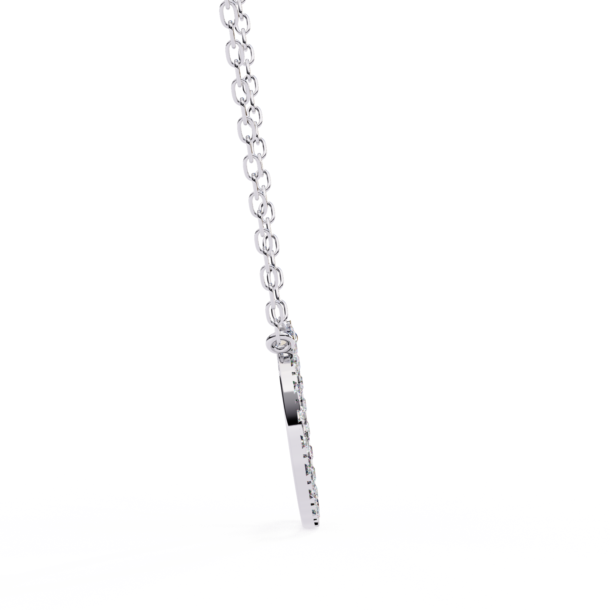 Solitairekart 0.34ct Natural Diamond Circle Pendant-HI Color, VS-SI Clarity