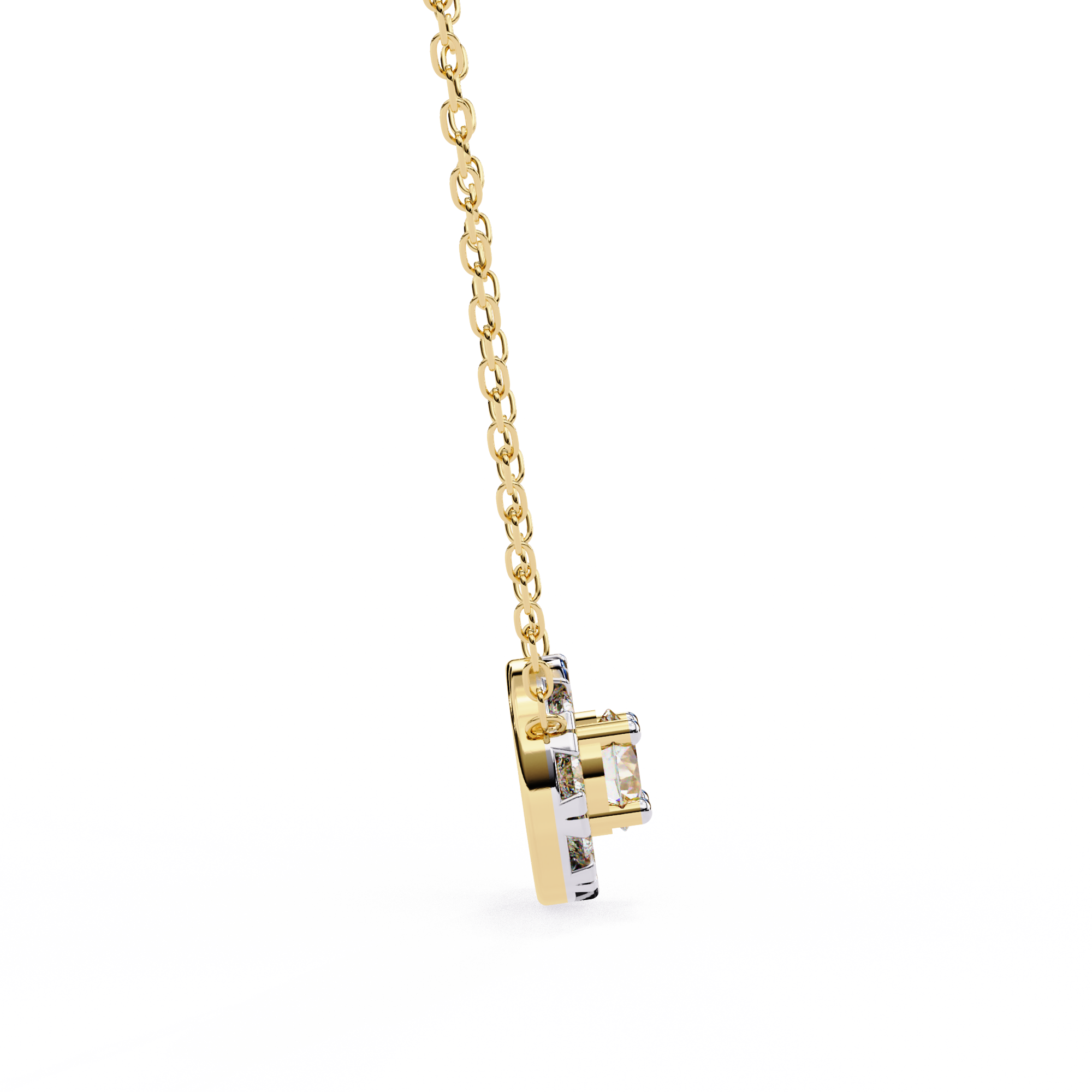 Elegant 0.24ct EF/VS Round Shape Lab-Grown Diamond Pendant Necklace