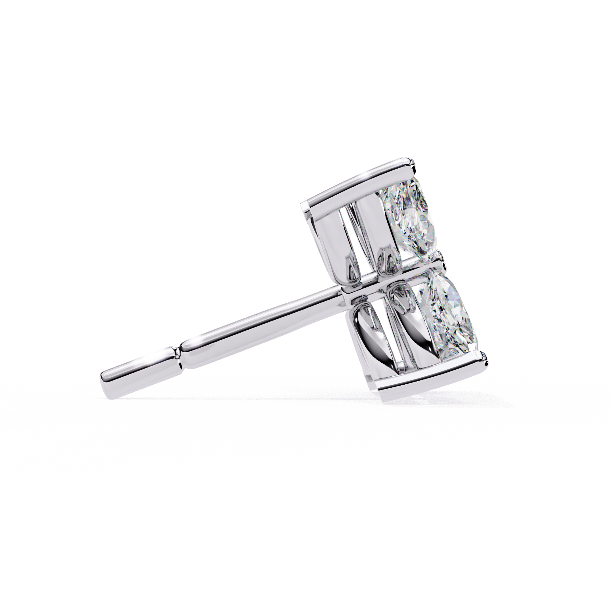 0.88 Carat Marquise Shape EF/VS Lab Grown Diamond Studs — Refined Luxury