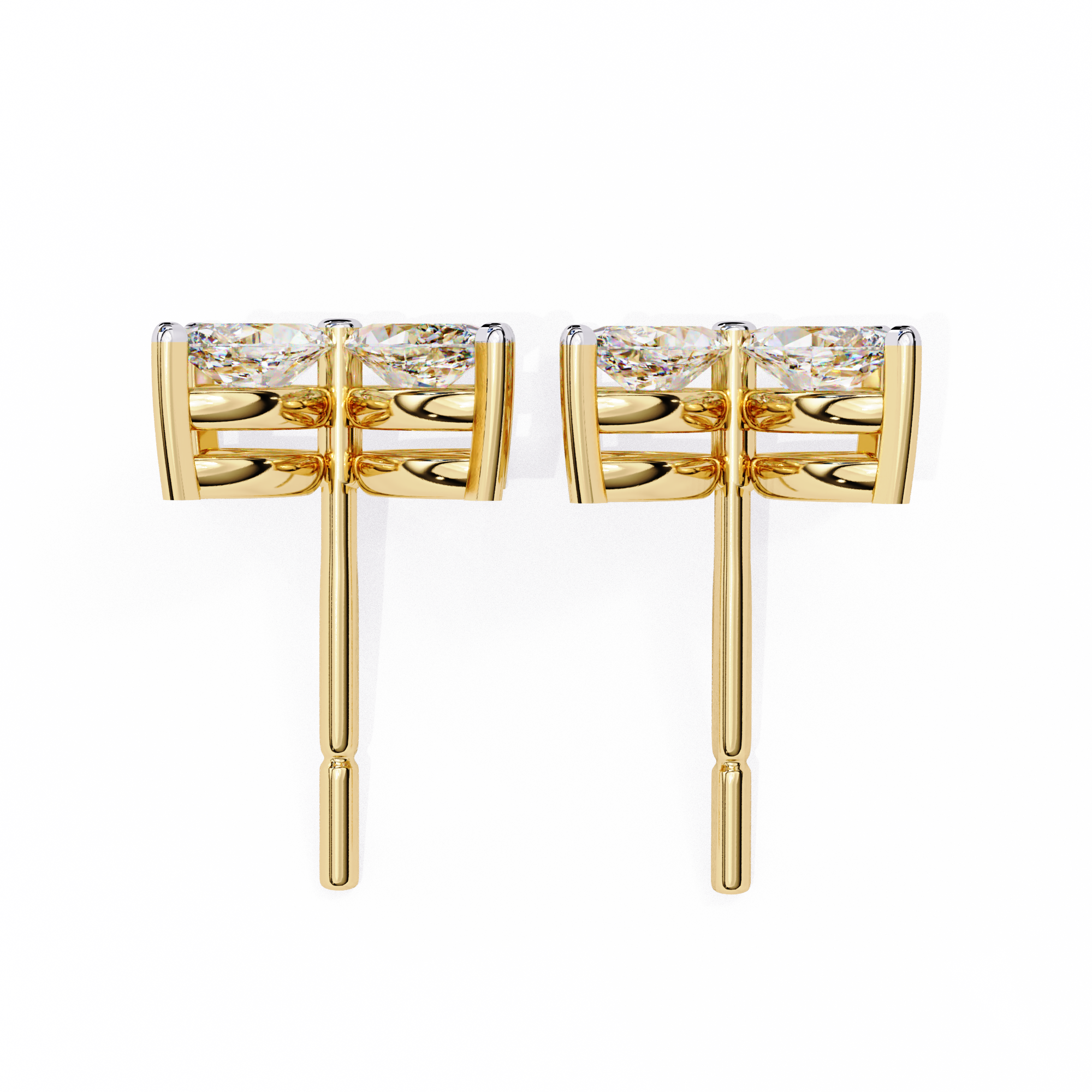 0.88ct Marquise Diamond Stud Earrings – Solitairekart