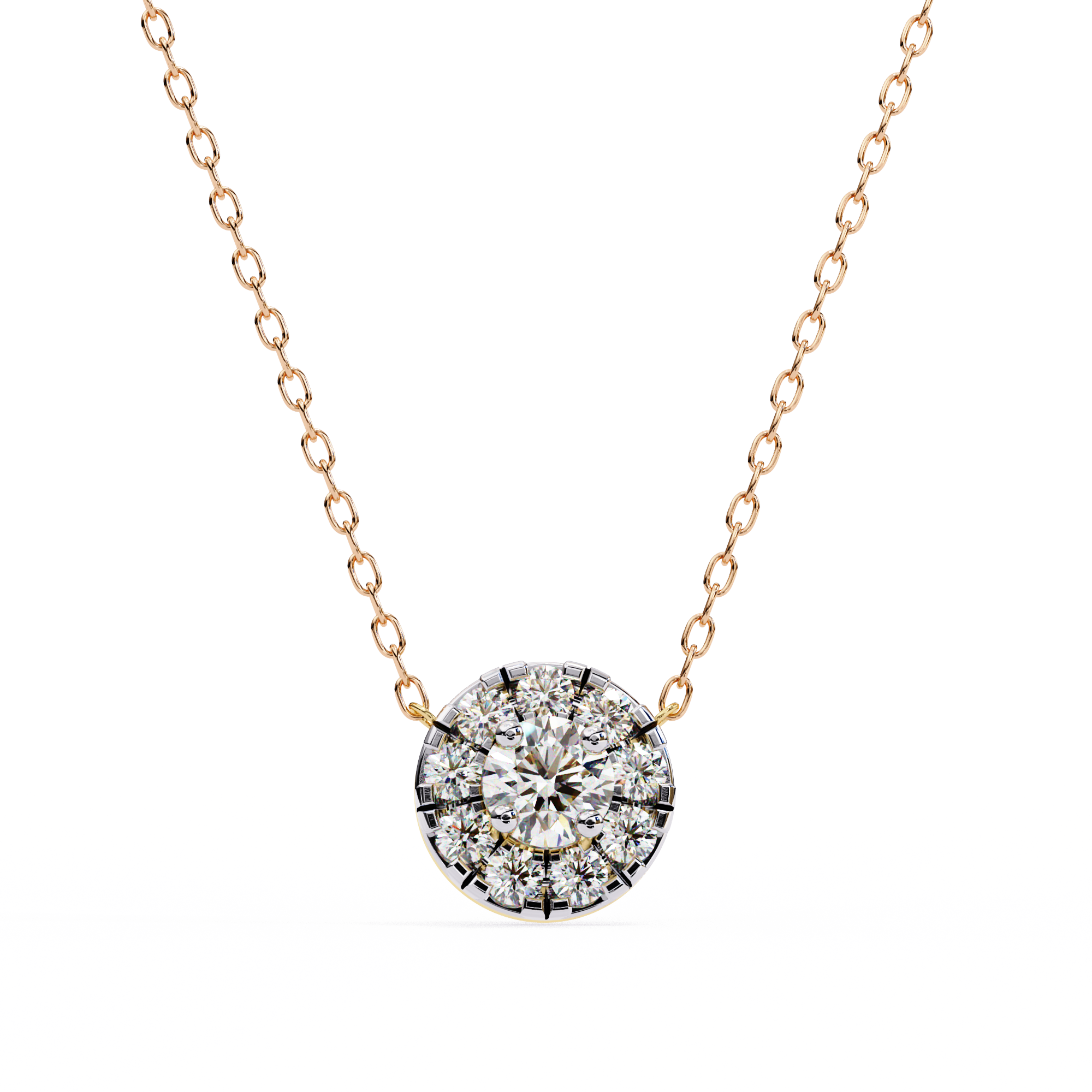 Solitairekart 0.24ct Natural Diamond Round Cut Pendant-HI Color, VS-SI Clarity