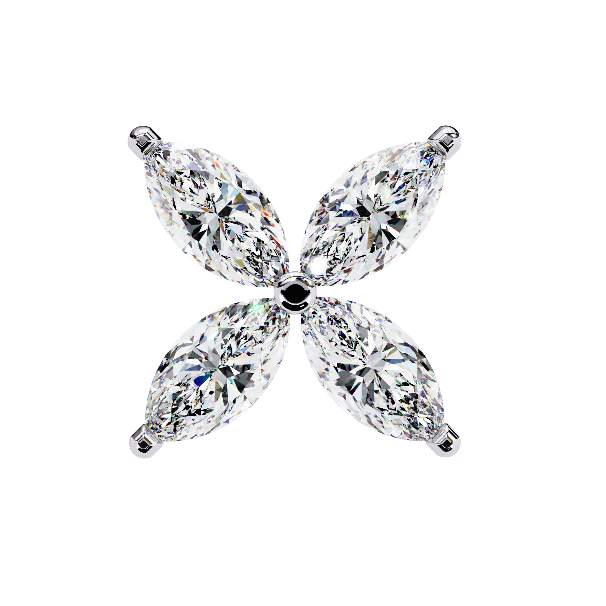 0.88ct Marquise Diamond Stud Earrings – Solitairekart