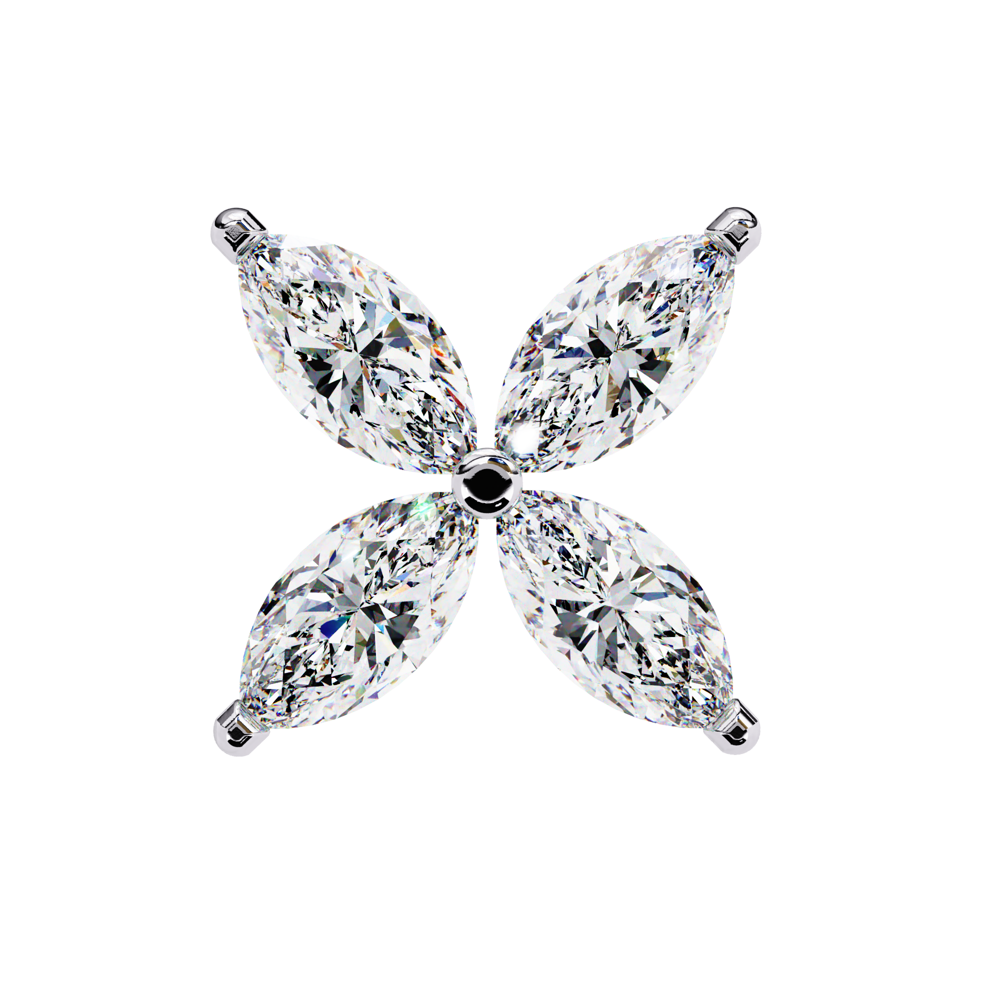 0.88ct Marquise Diamond Stud Earrings – Solitairekart