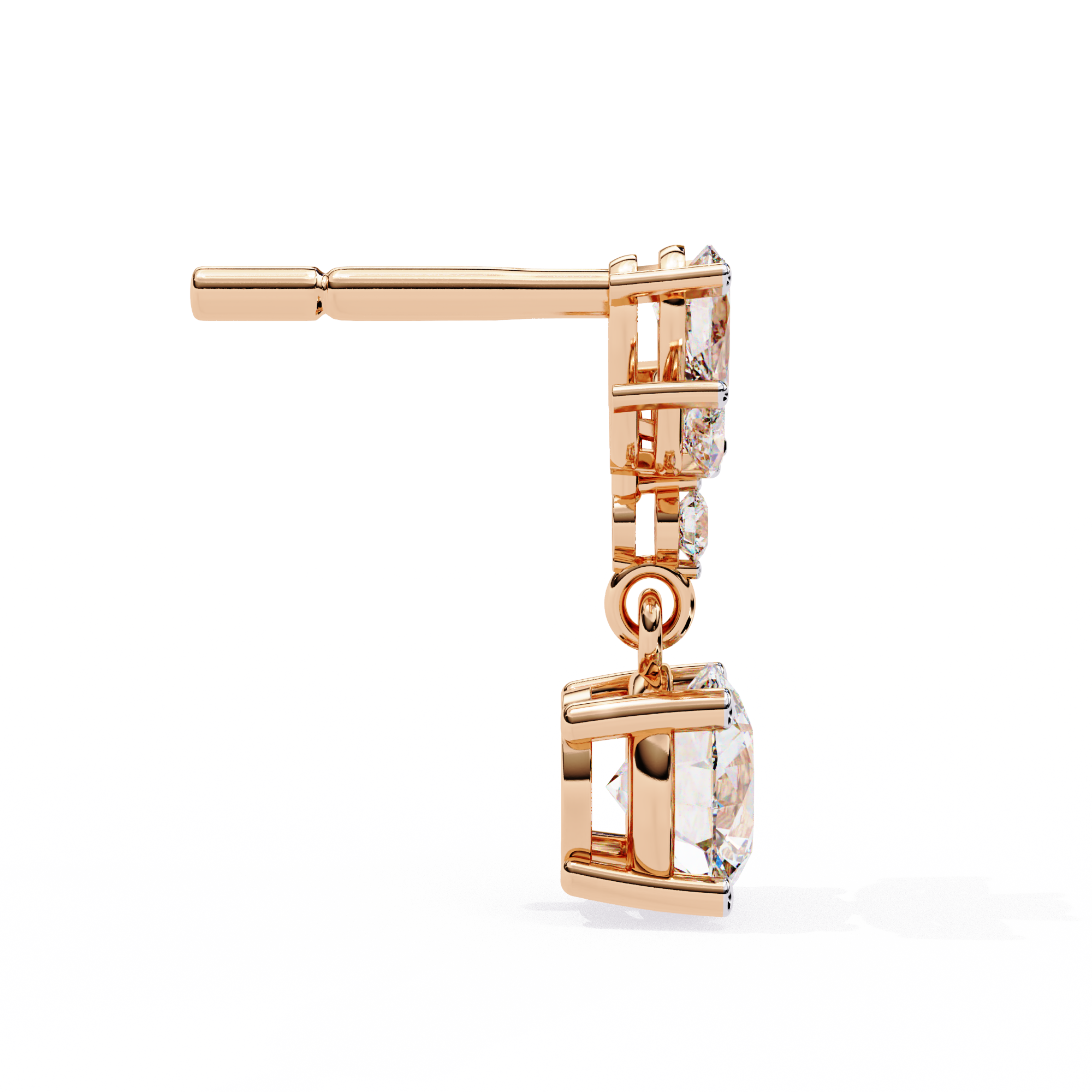 The Multi-Shape Signature — 1.16 Carat Lab Grown Diamond Dangle Earrings