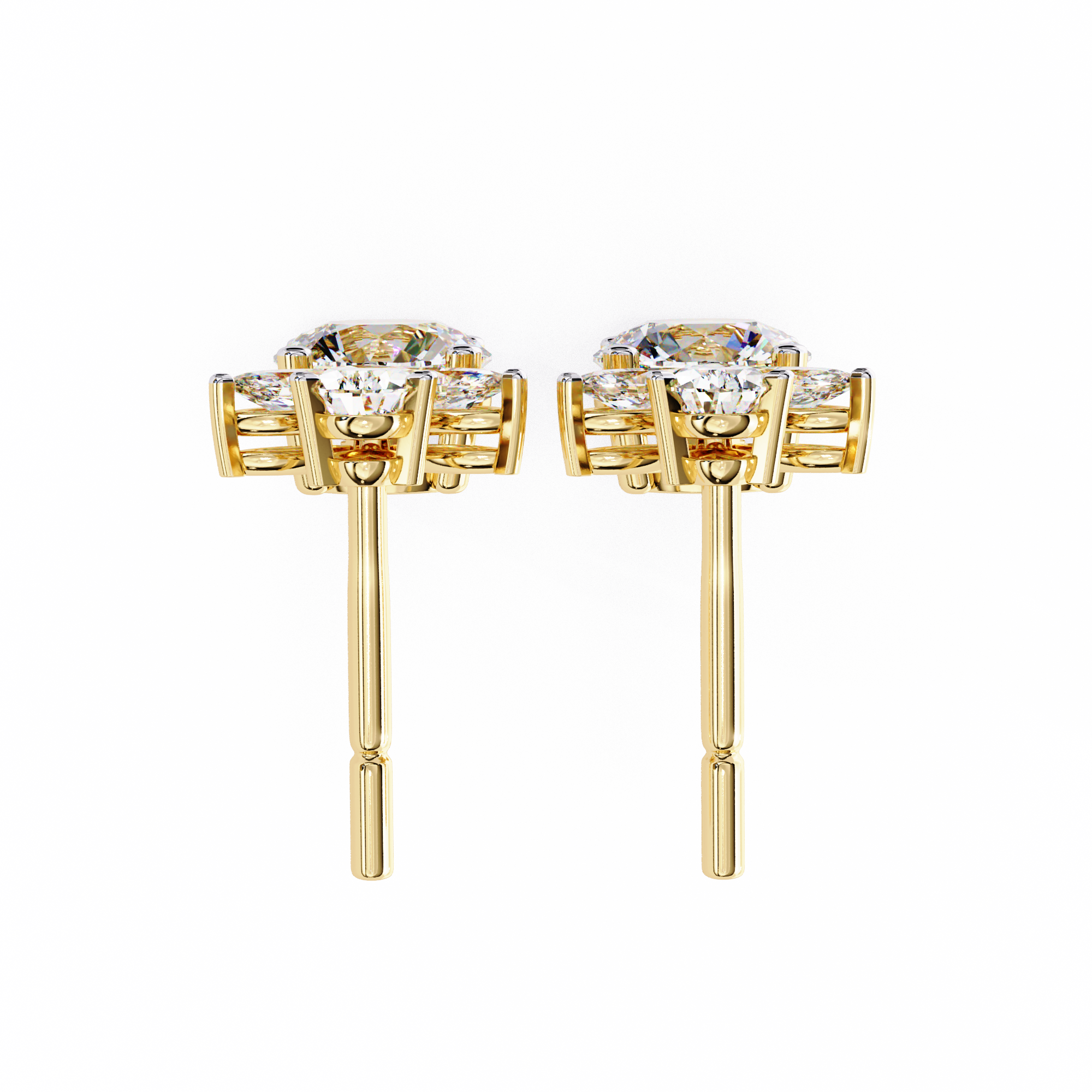 1.16ct Elegant Diamond Dangler Earrings – Solitairekart