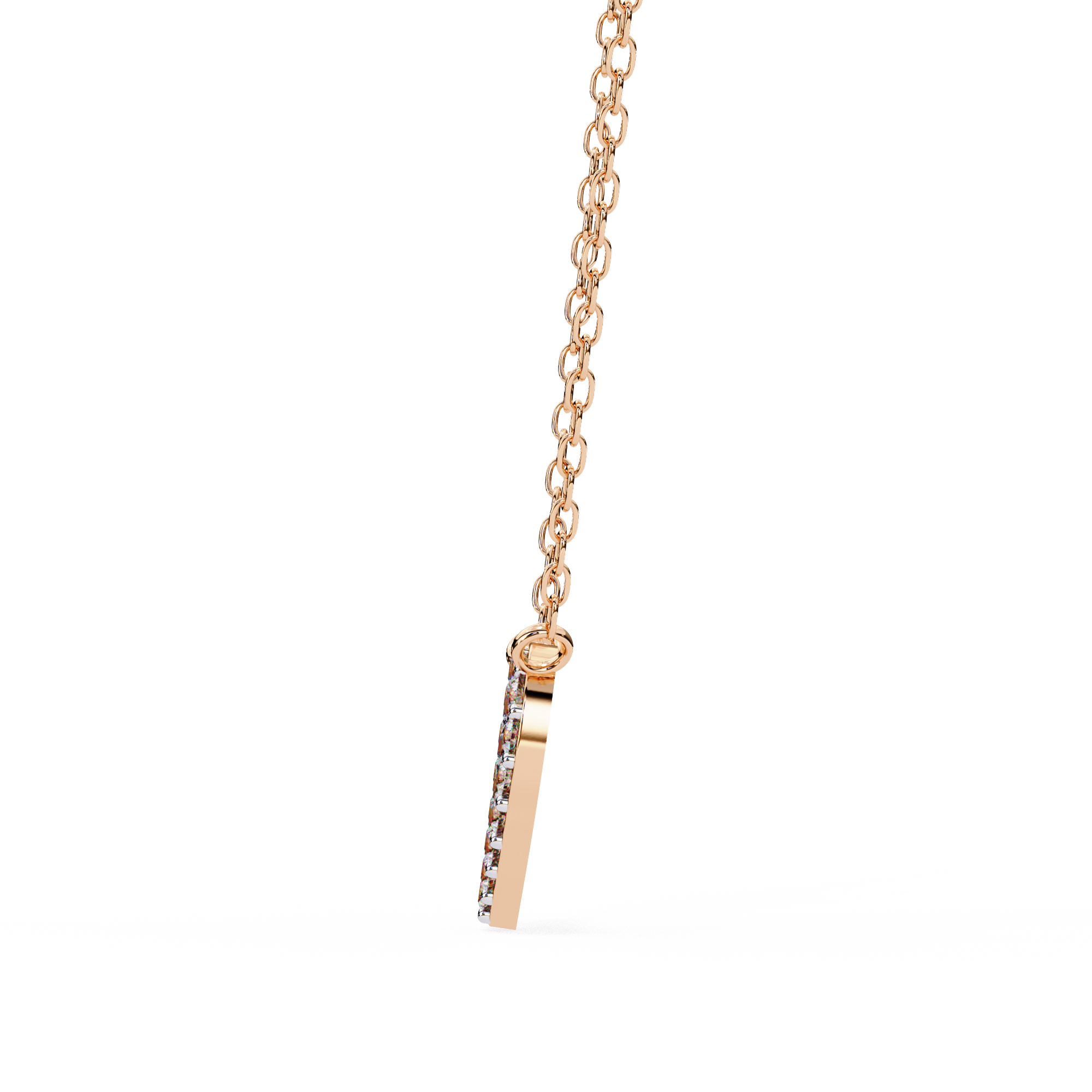 Elegant 0.21ct EF/VS Round Shape Lab-Grown Diamond Heart Pendant Necklace