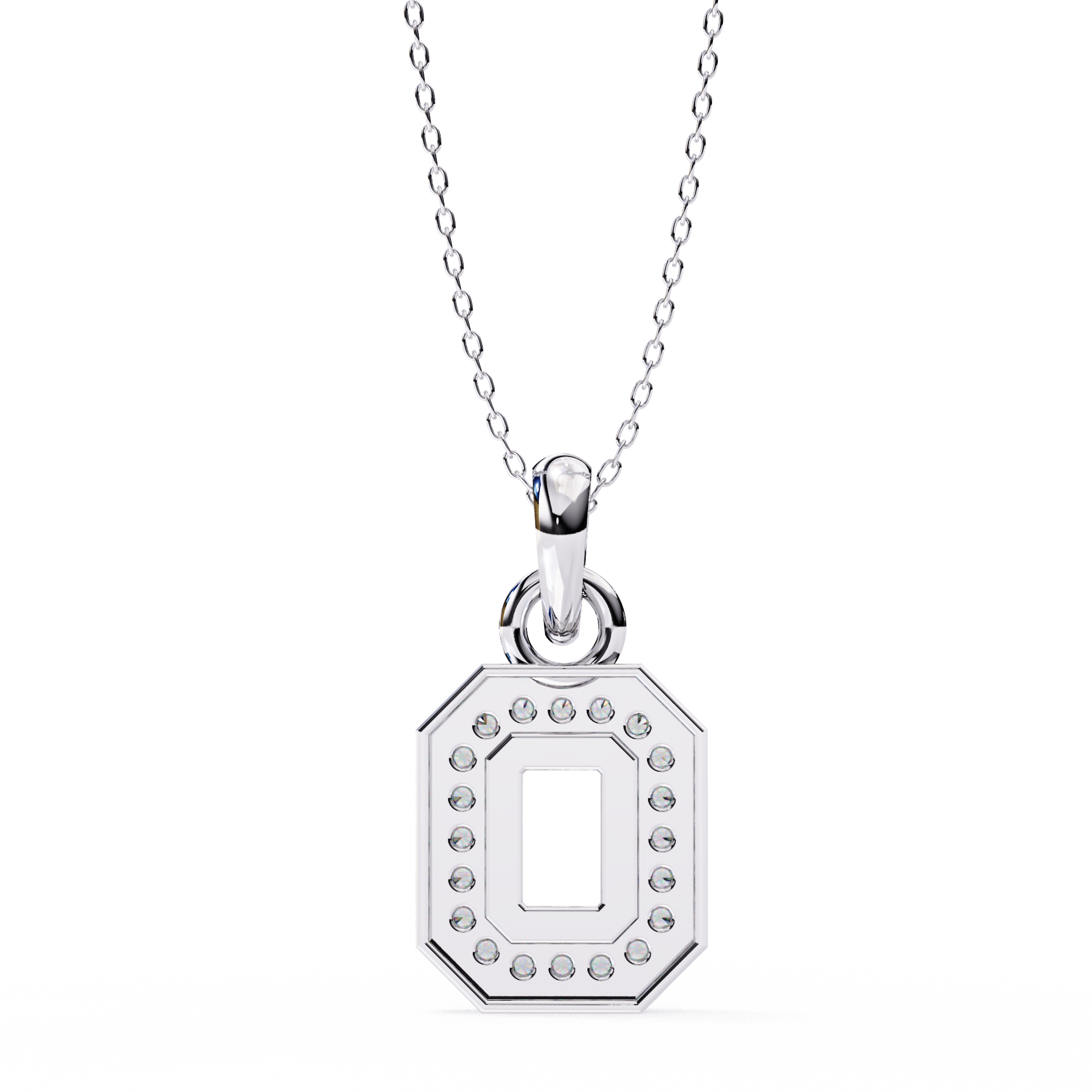 Elegant 0.16ct EF/VS Round Shape Lab-Grown Diamond Halo Pendant Necklace