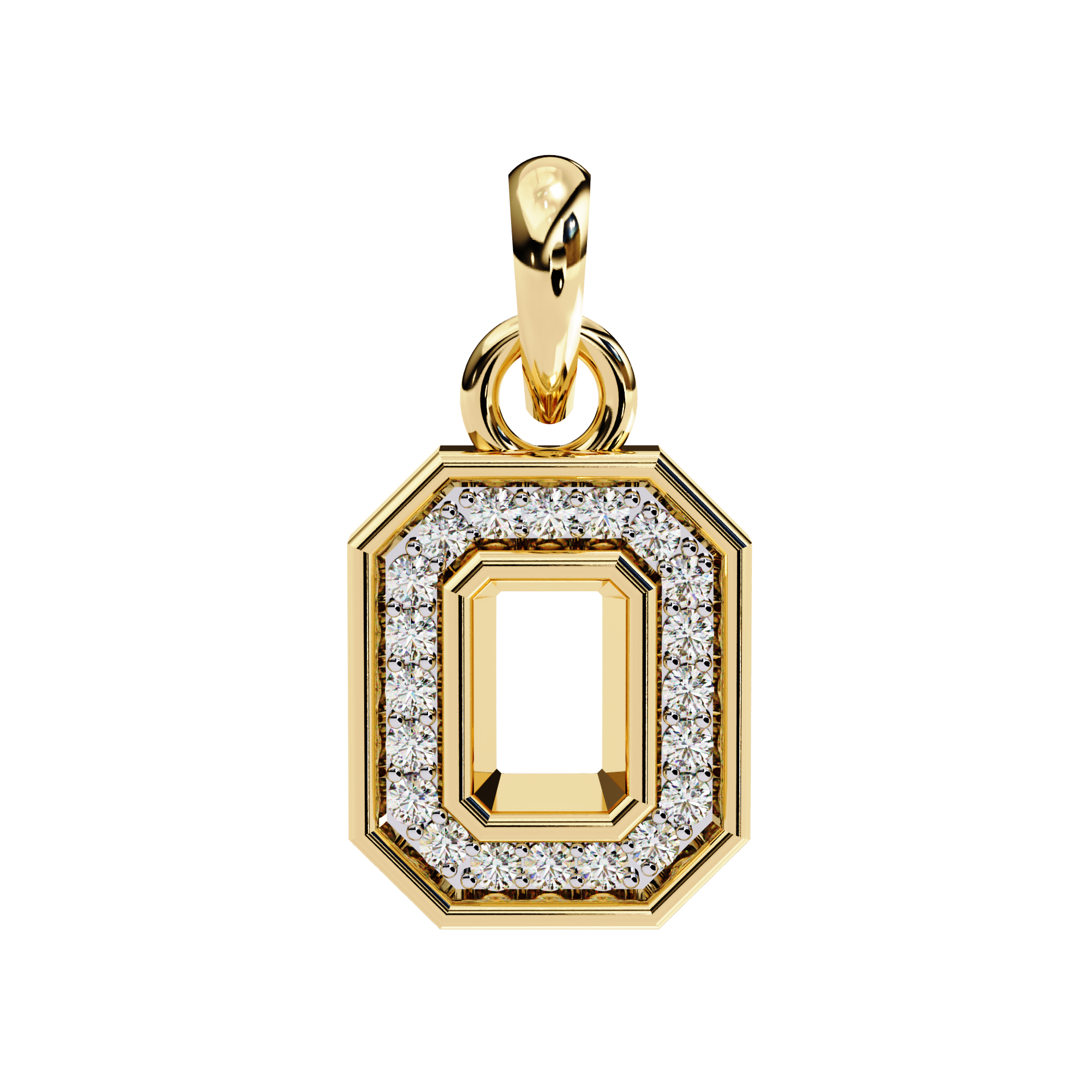 Solitairekart 0.16ct Natural Diamond Pendant-HI Color, VS-SI Clarity