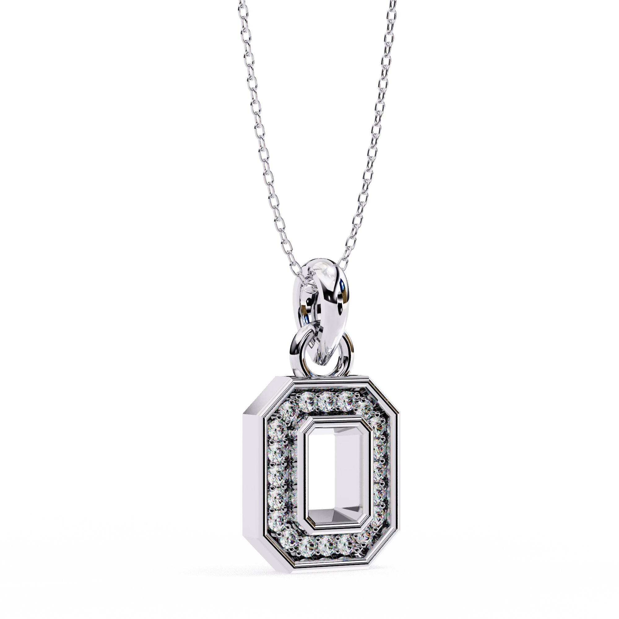 Solitairekart 0.16ct Natural Diamond Pendant-HI Color, VS-SI Clarity