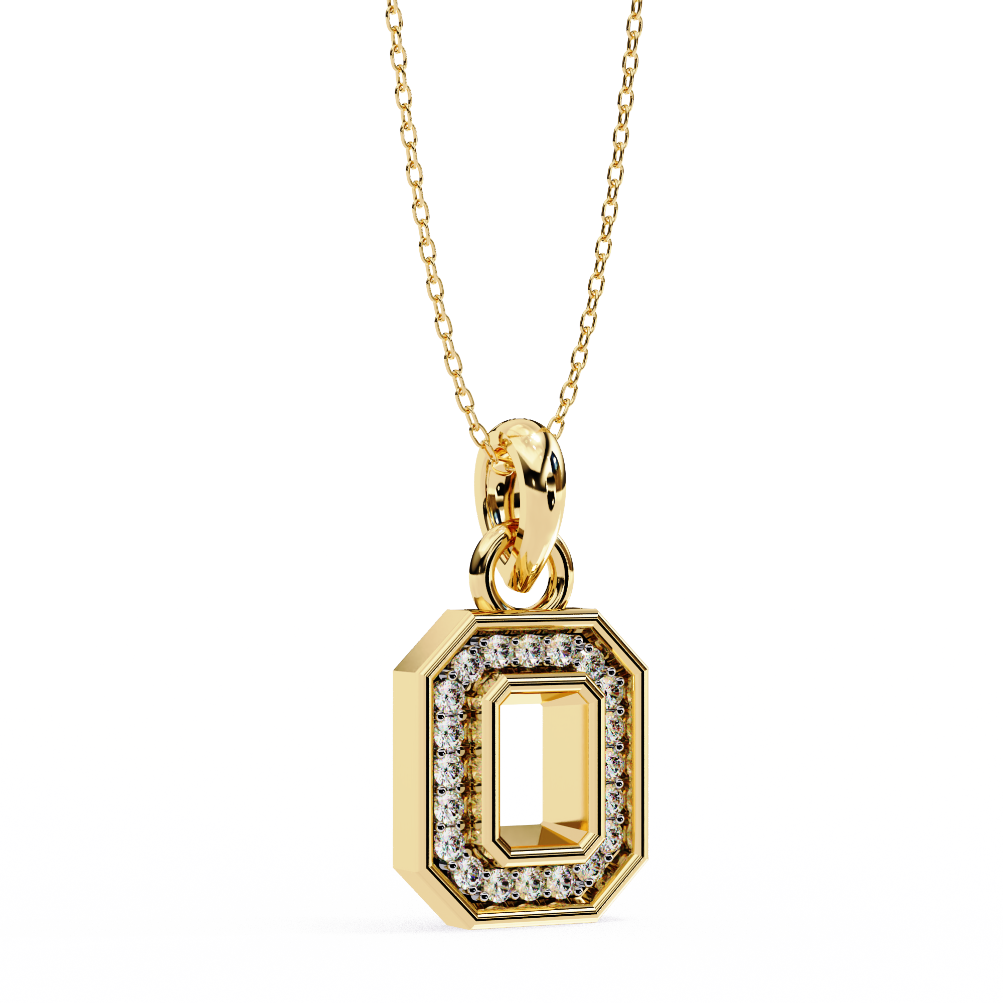 Solitairekart 0.16ct Natural Diamond Pendant-HI Color, VS-SI Clarity