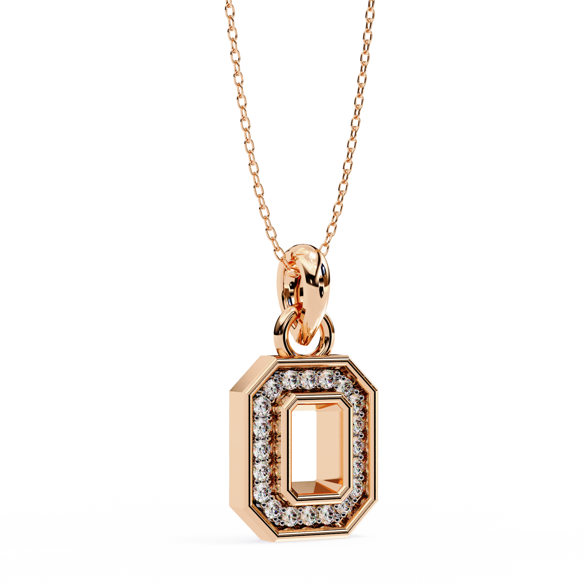 Solitairekart 0.16ct Natural Diamond Pendant-HI Color, VS-SI Clarity
