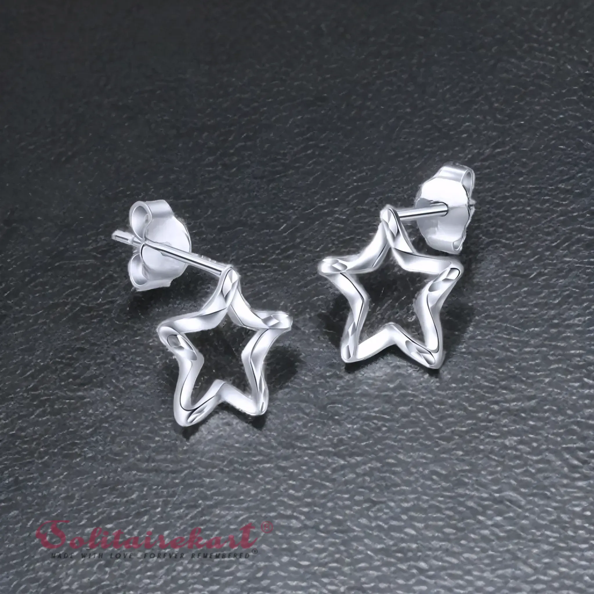 Solitairekart 2.17grm Star Studs