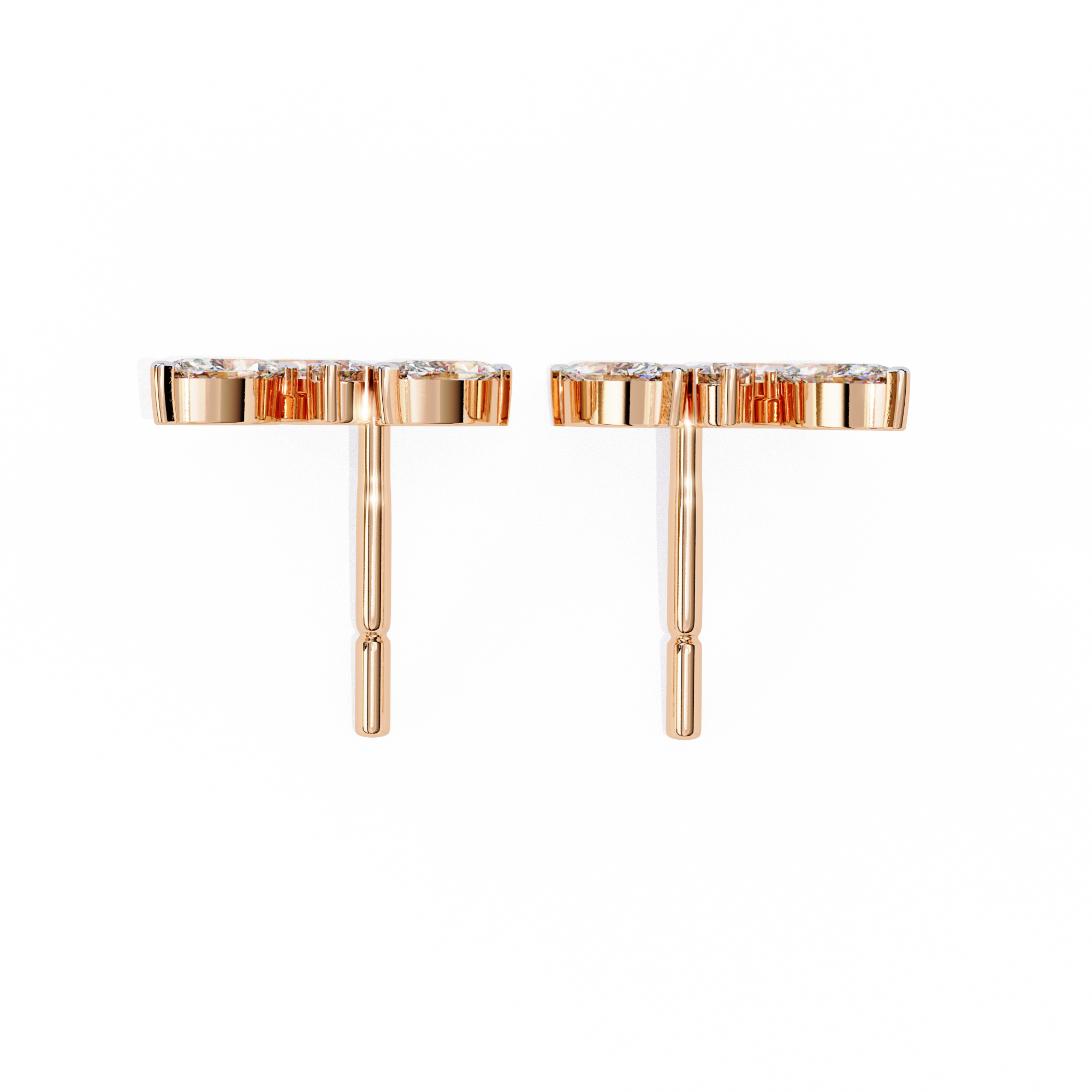 0.35ct Dewdrop Diamond Stud Earrings – Solitairekart