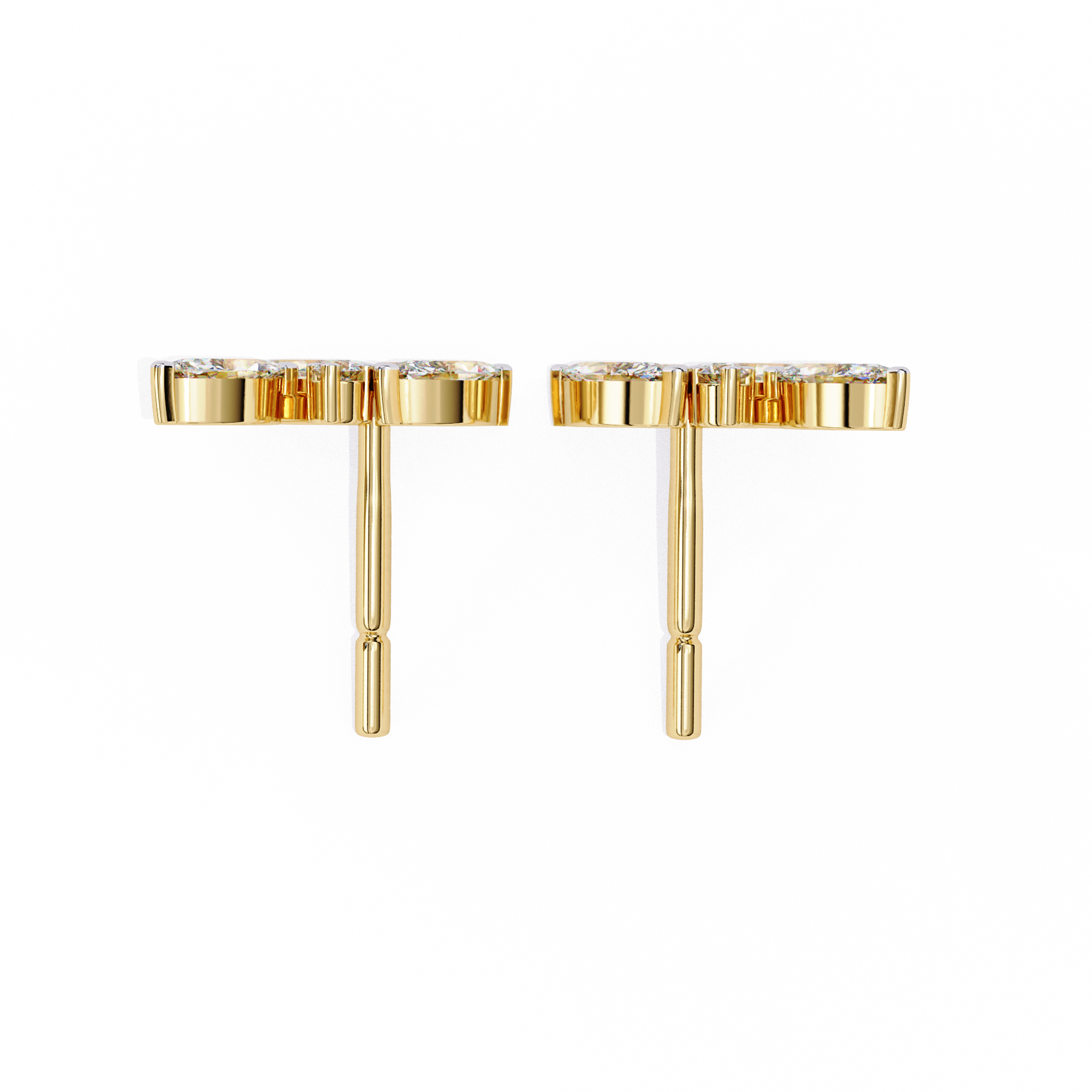 0.35ct Dewdrop Diamond Stud Earrings – Solitairekart