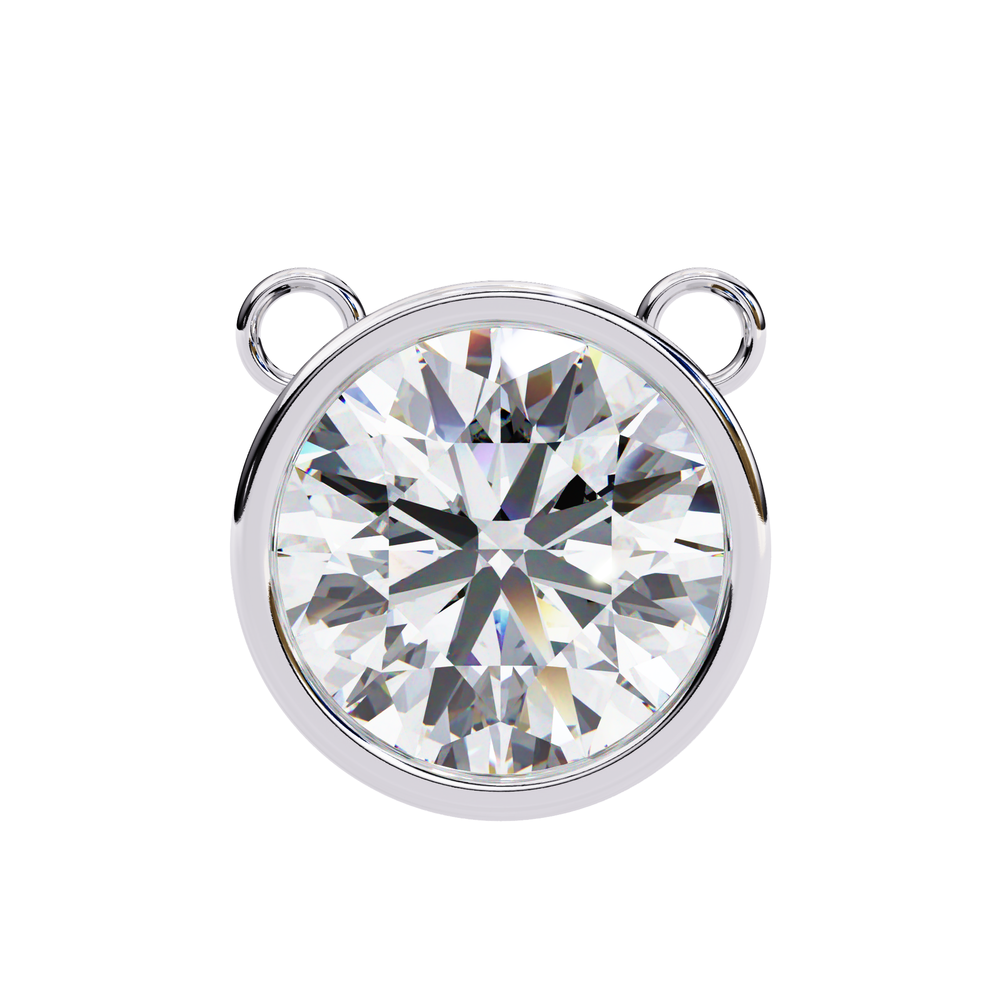 1.78 Carat Round Shape Lab-Grown Diamond Pendant Necklace – F Color VVS2 Clarity