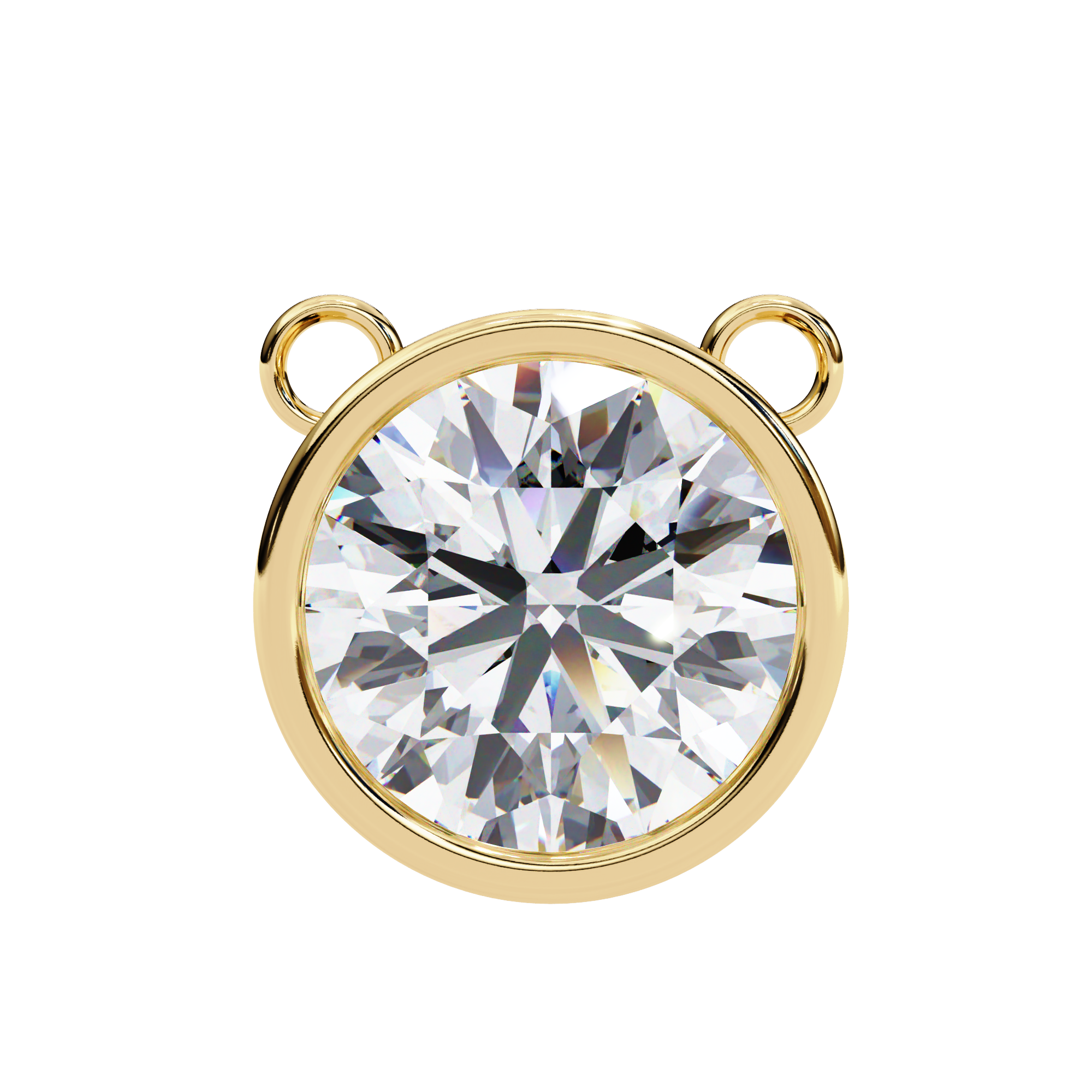 1.78 Carat Round Shape Lab-Grown Diamond Pendant Necklace – F Color VVS2 Clarity