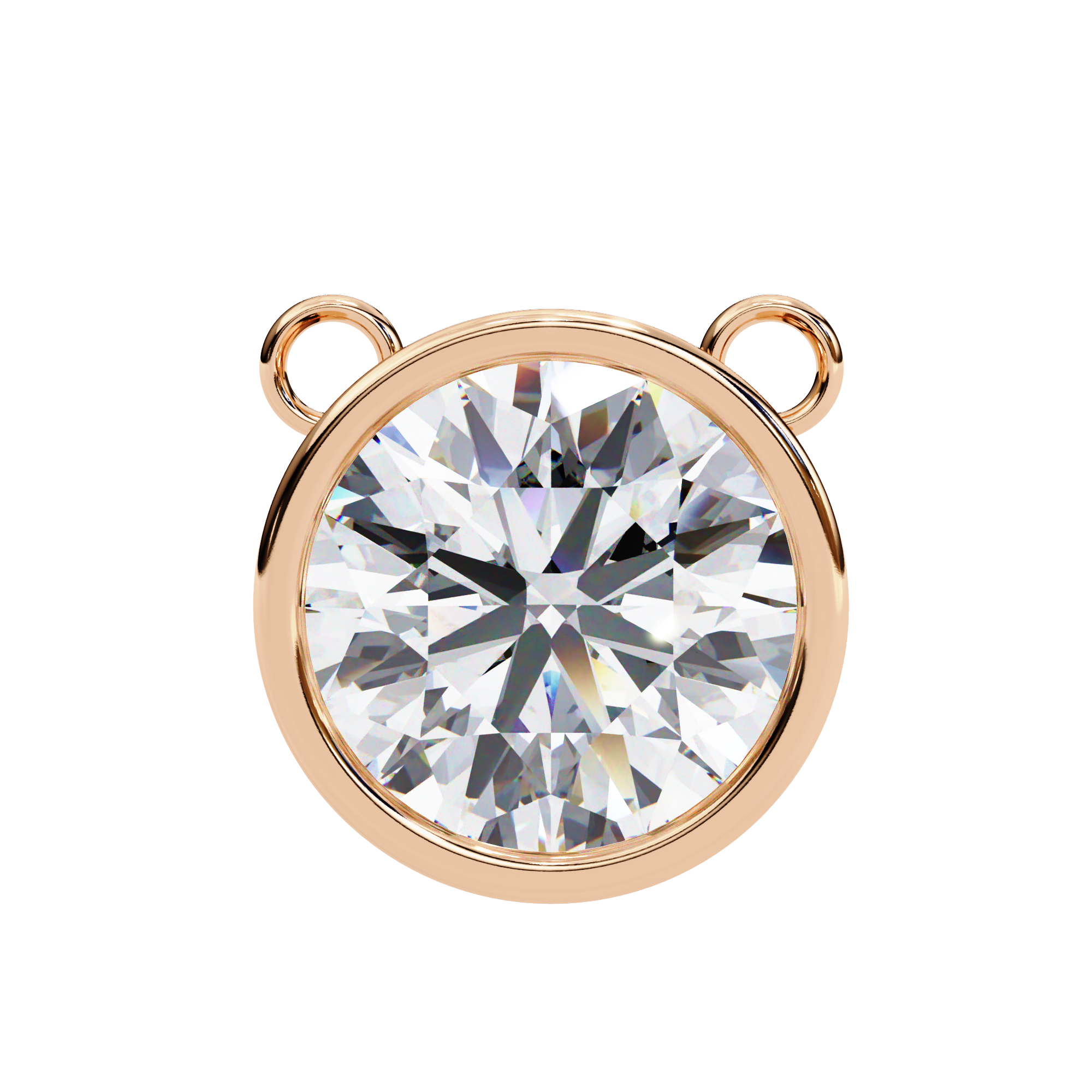 1.78 Carat Round Shape Lab-Grown Diamond Pendant Necklace – F Color VVS2 Clarity