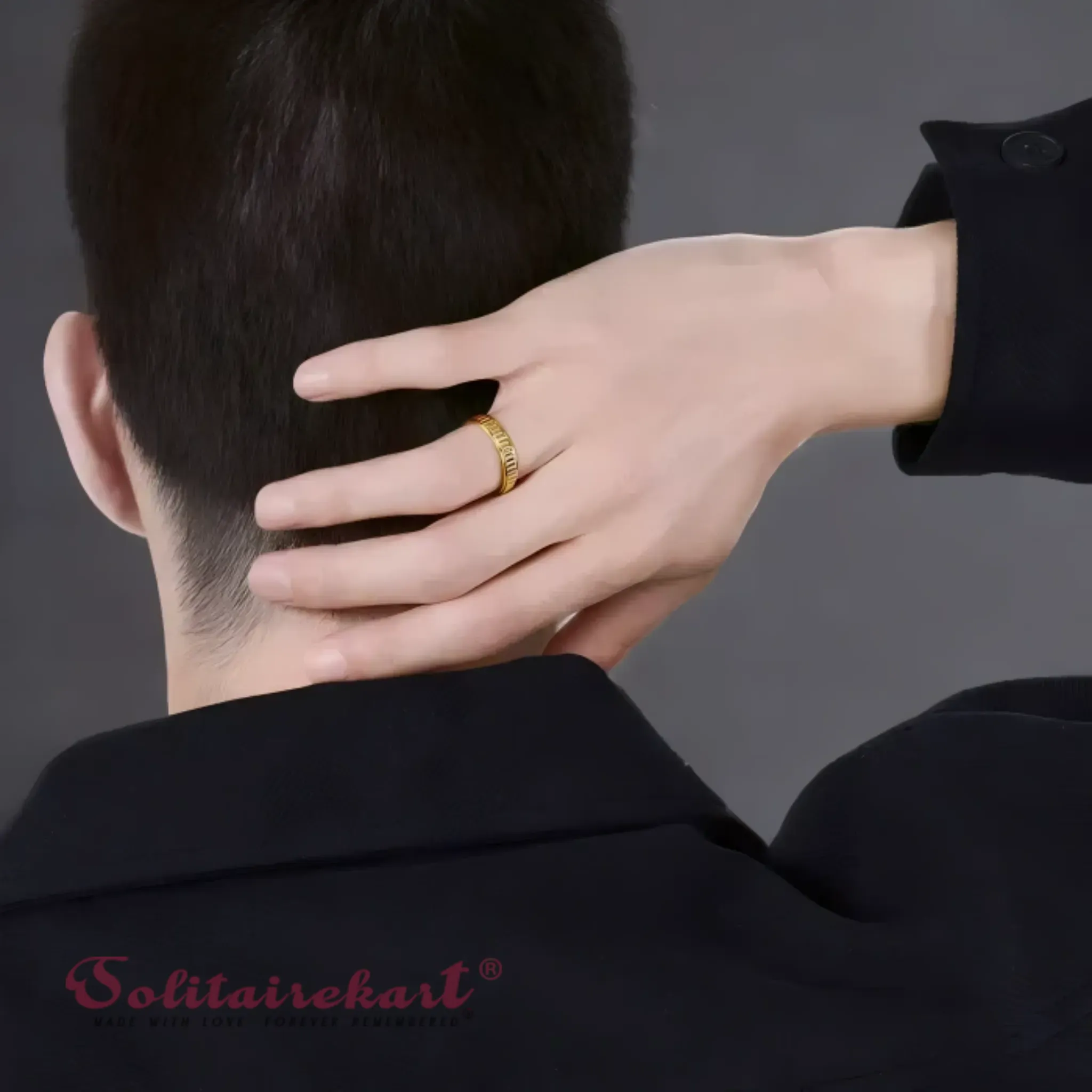 14K 7.11Grams Gold Couple Rings – Elegant Band Design