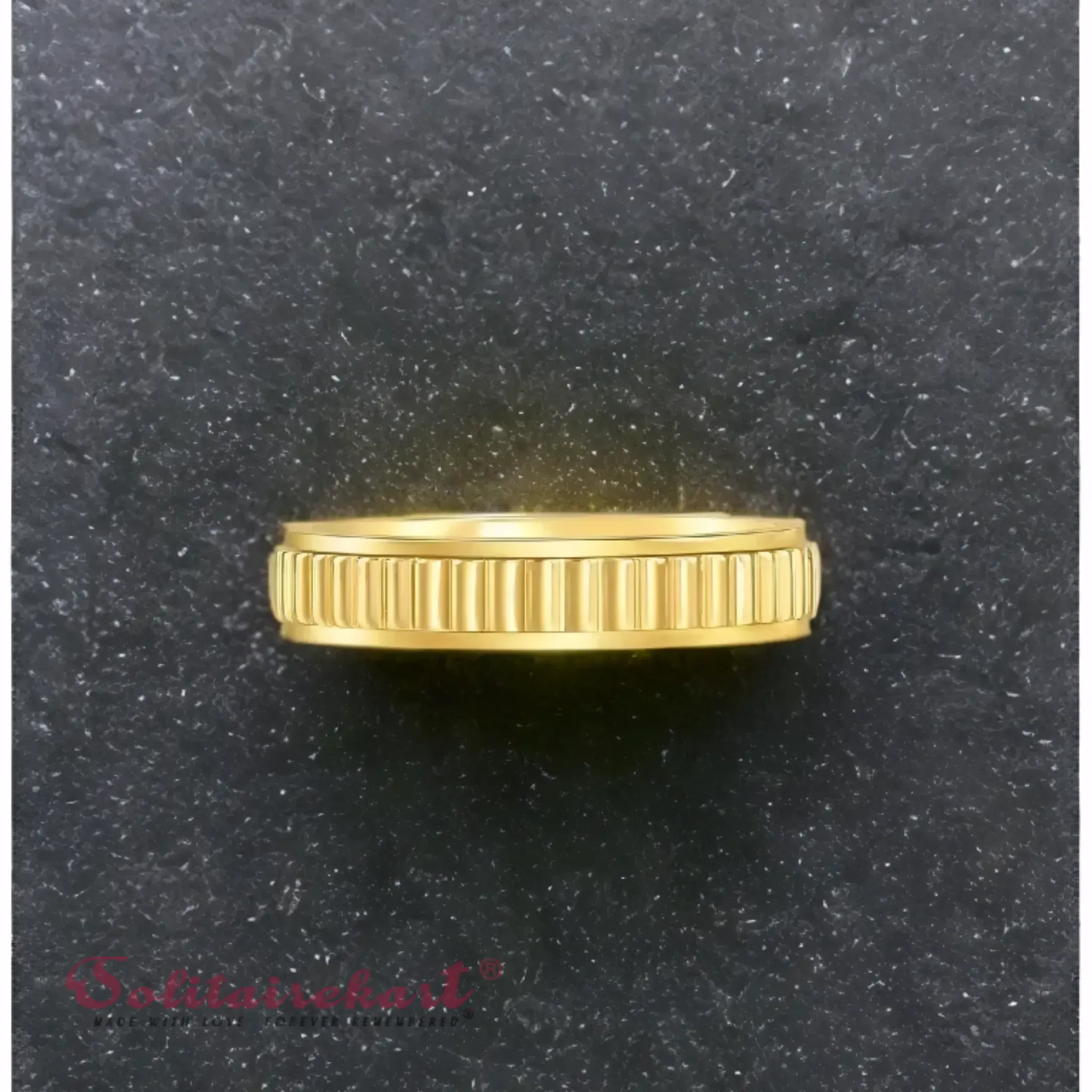 14K 7.11Grams Gold Couple Rings – Elegant Band Design