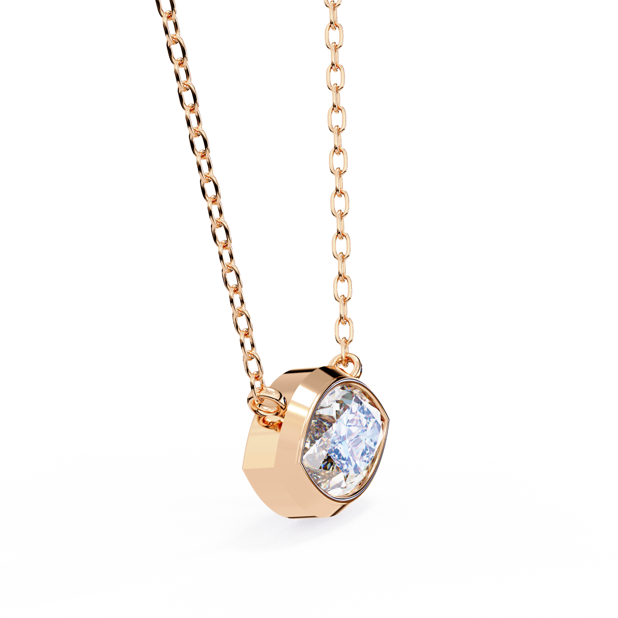 0.68 Carat Marquise Shape Lab-Grown Diamond Pendant Necklace – E Color VS1 Clarity