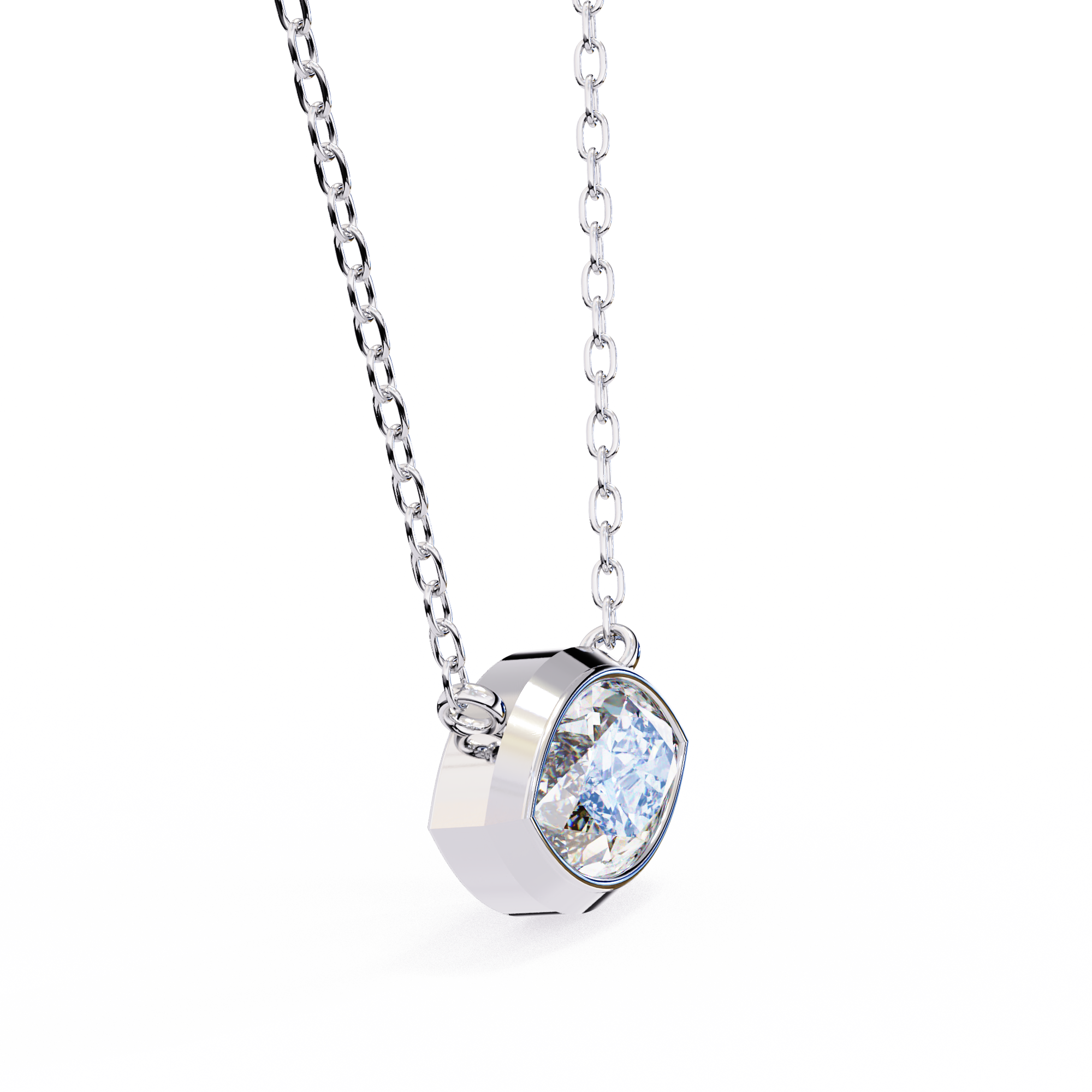 0.68 Carat Marquise Shape Lab-Grown Diamond Pendant Necklace – E Color VS1 Clarity