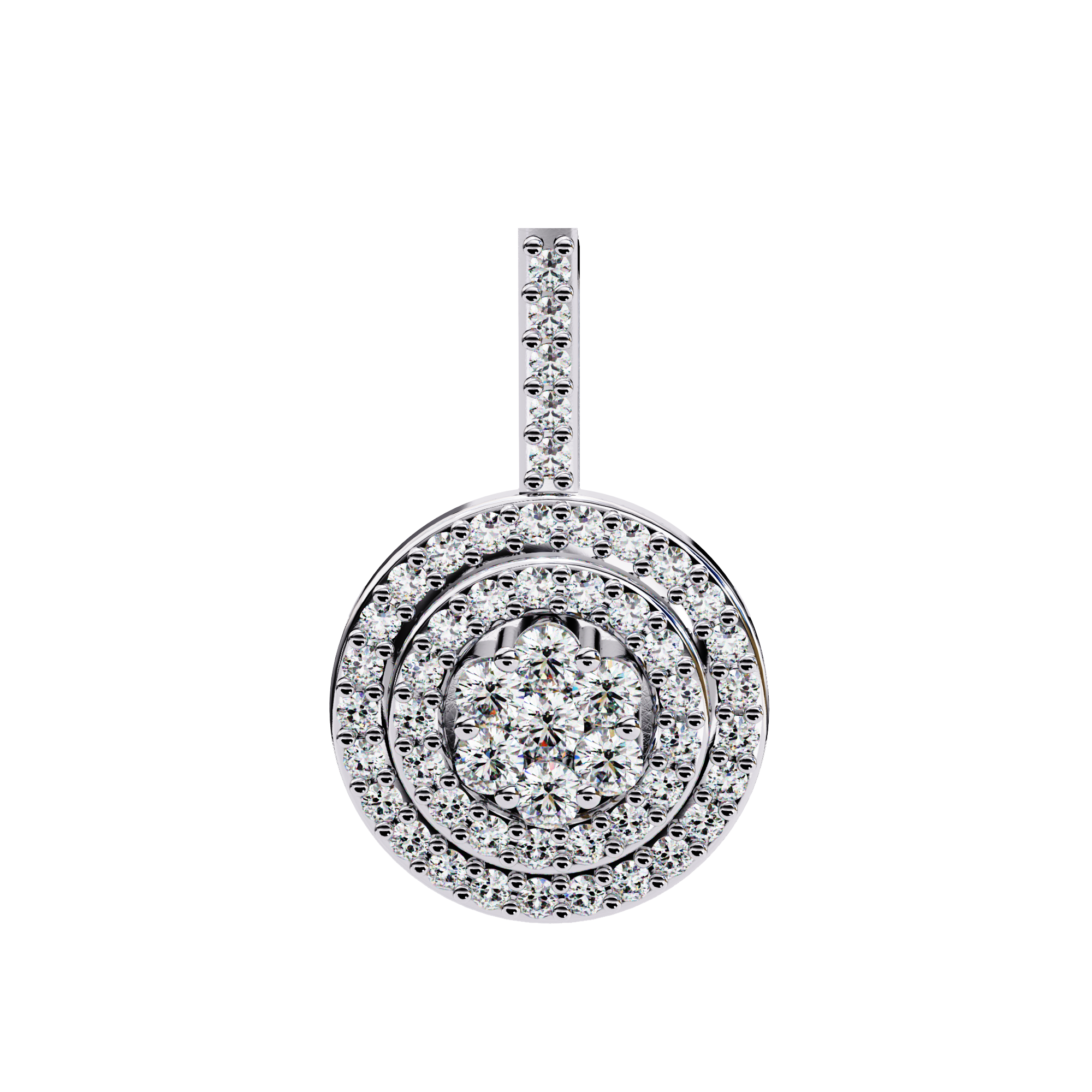 Solitairekart 0.26ct Natural Diamond Eternal Orbit Pendant-HI Color, VS-SI  Clarity