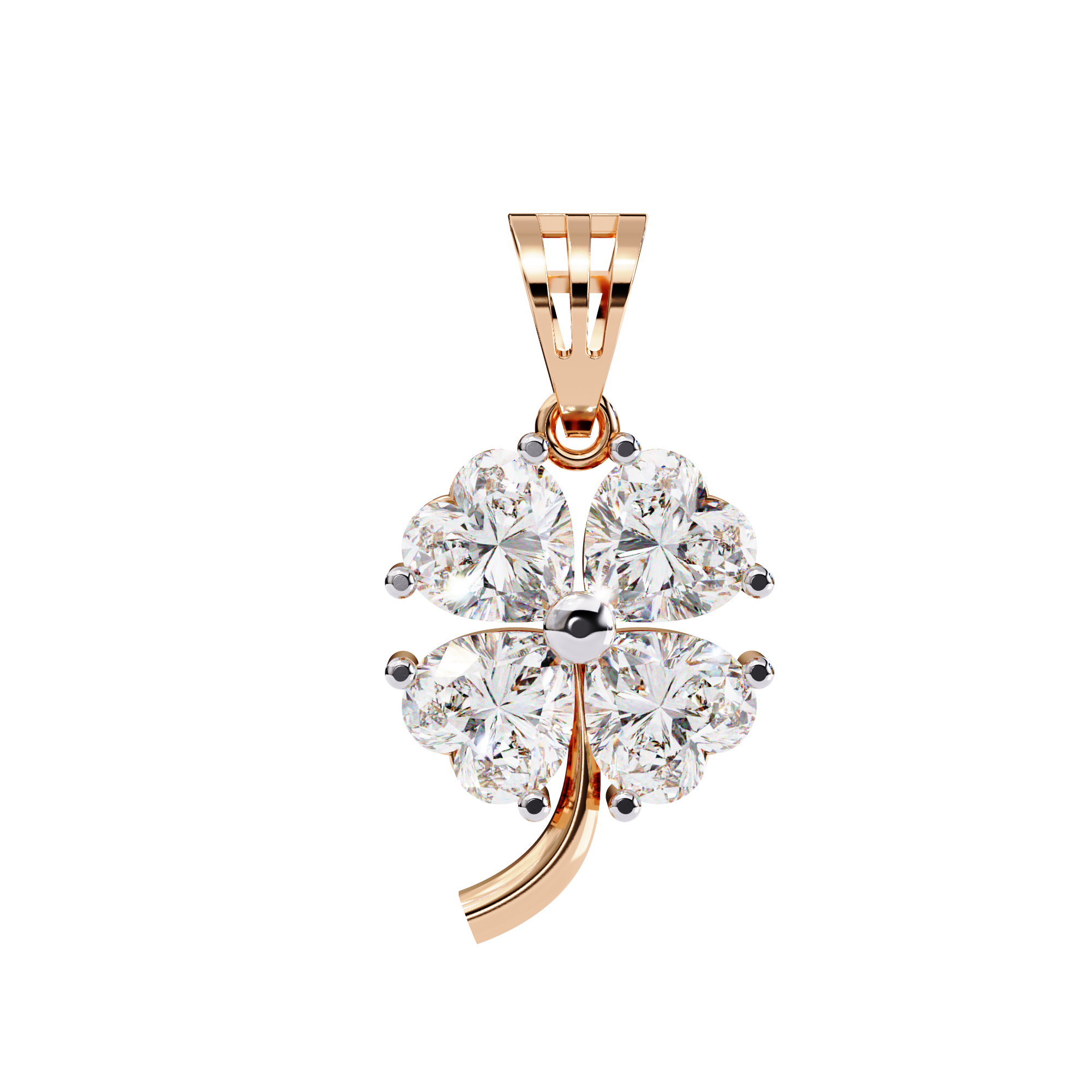 0.61ct Lab-Grown Diamond Pendant Necklace – Heart Shape EF/VS Radiance
