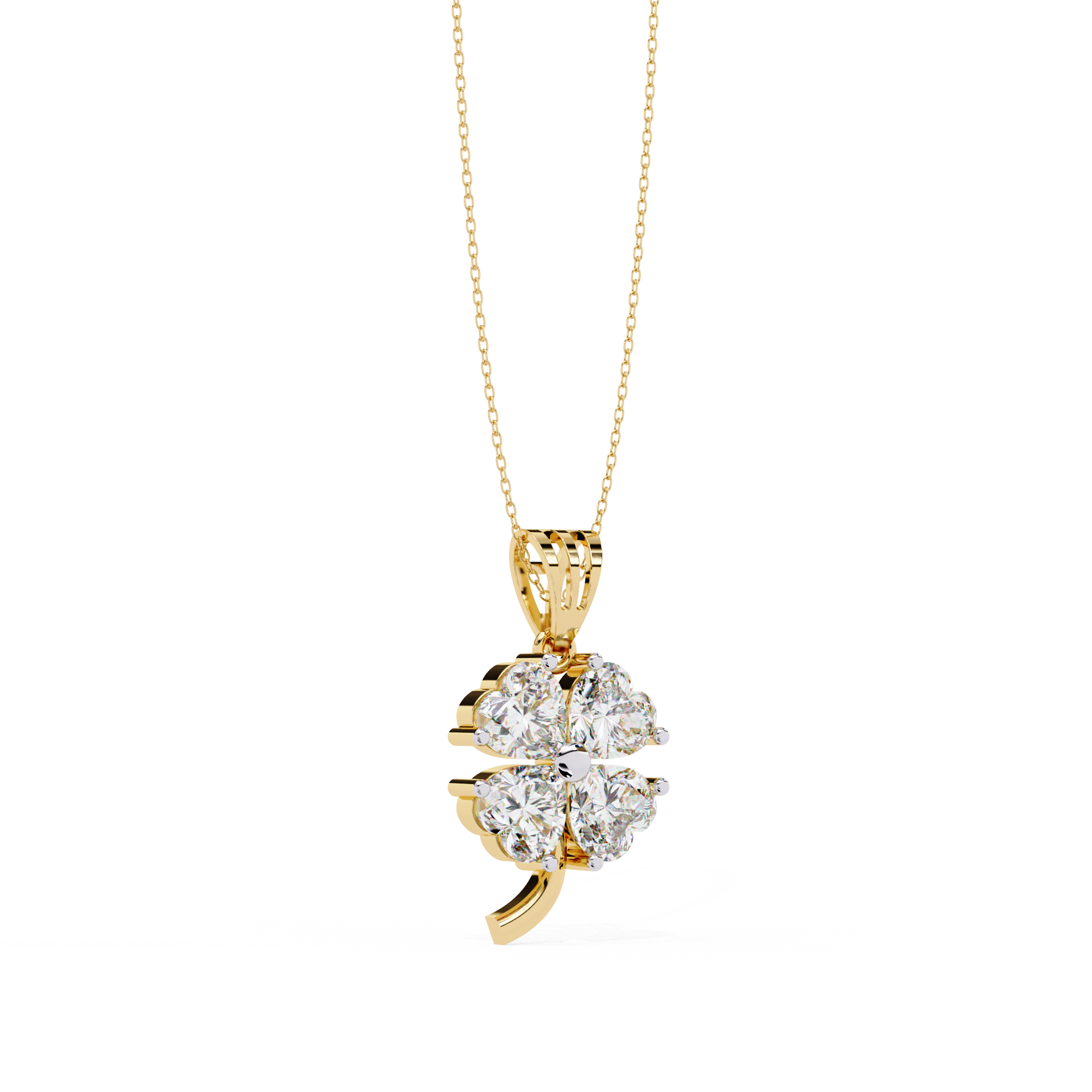 0.61ct Lab-Grown Diamond Pendant Necklace – Heart Shape EF/VS Radiance