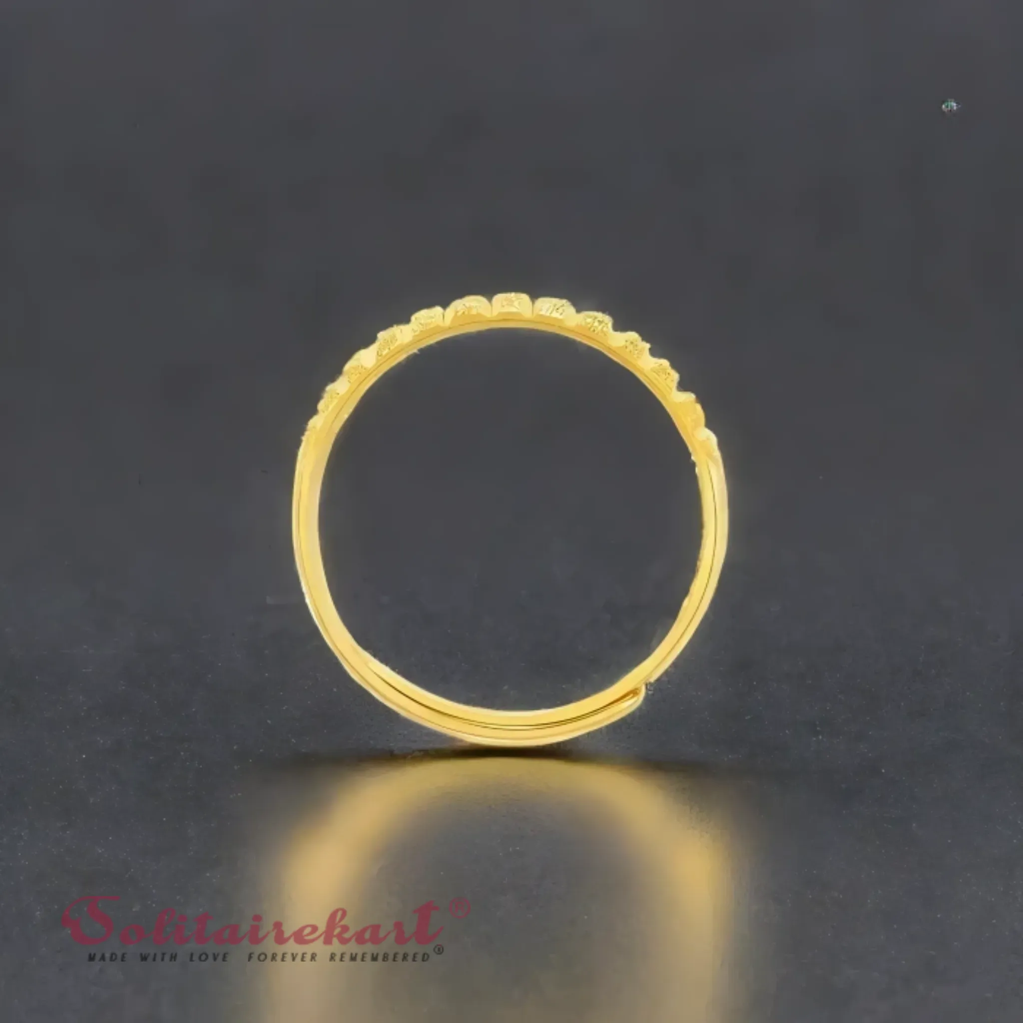 14K 3.82Grams Gold Couple Rings – Elegant Band Design