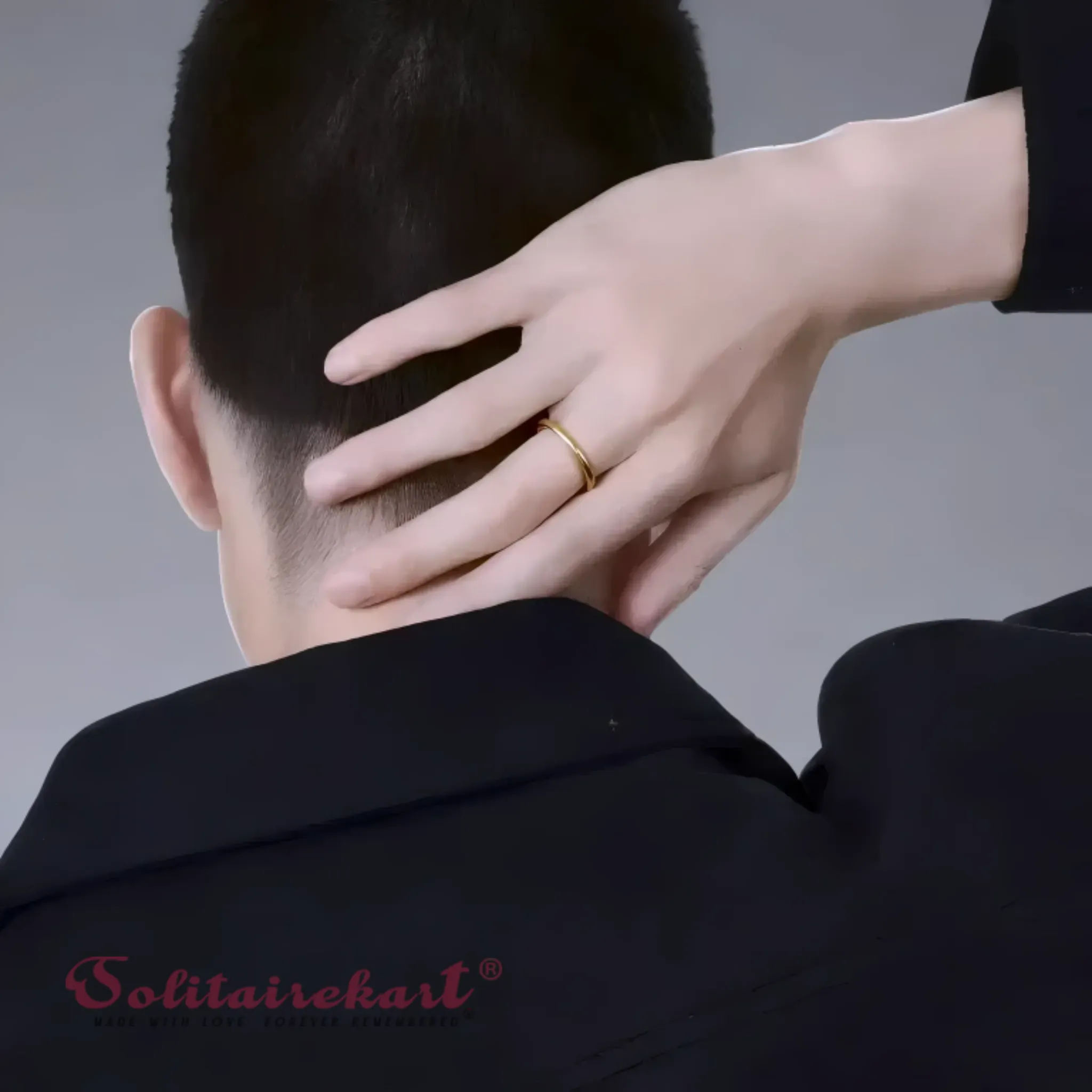 14K 3.11Grams Gold Couple Rings – Elegant Band Design