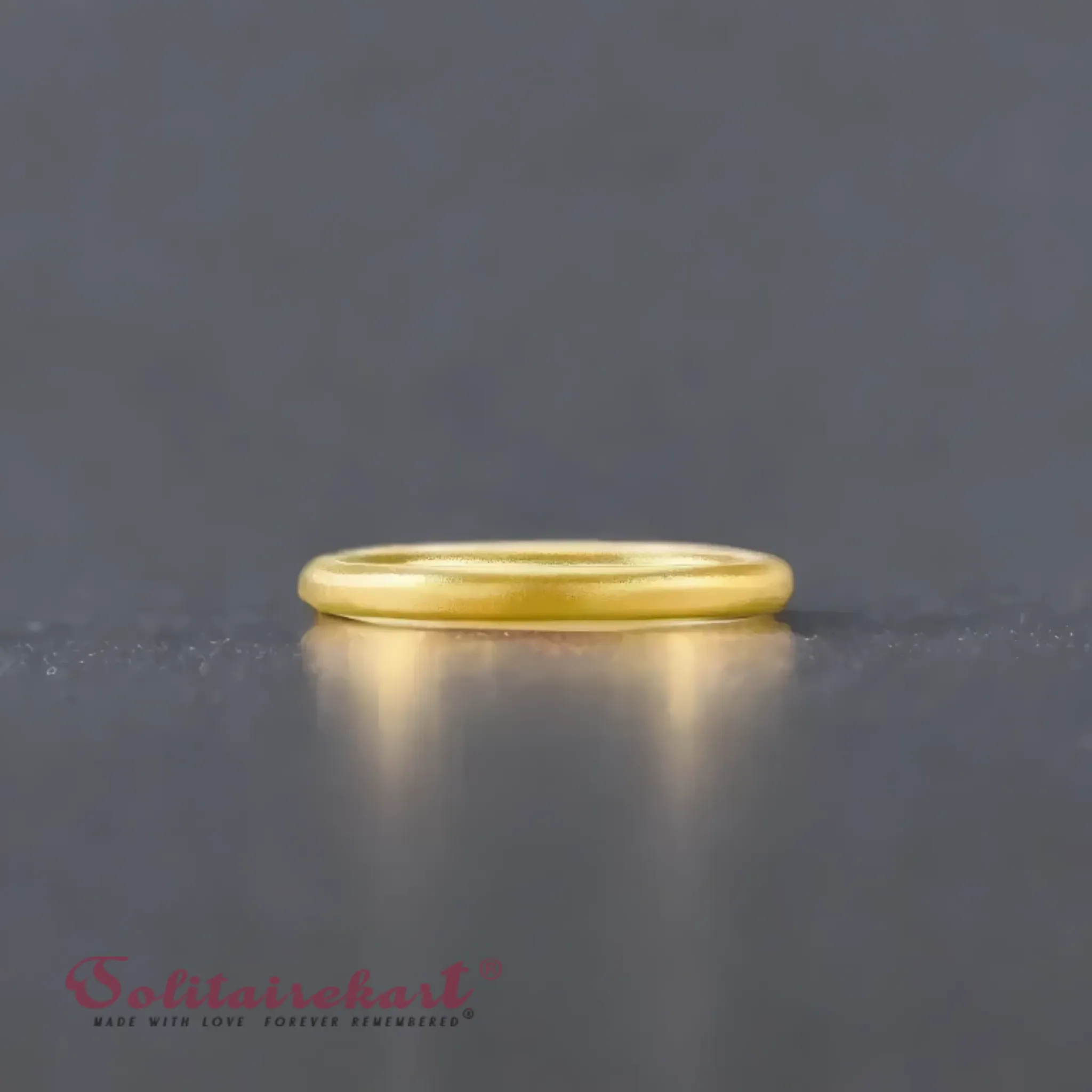 14K 3.11Grams Gold Couple Rings – Elegant Band Design