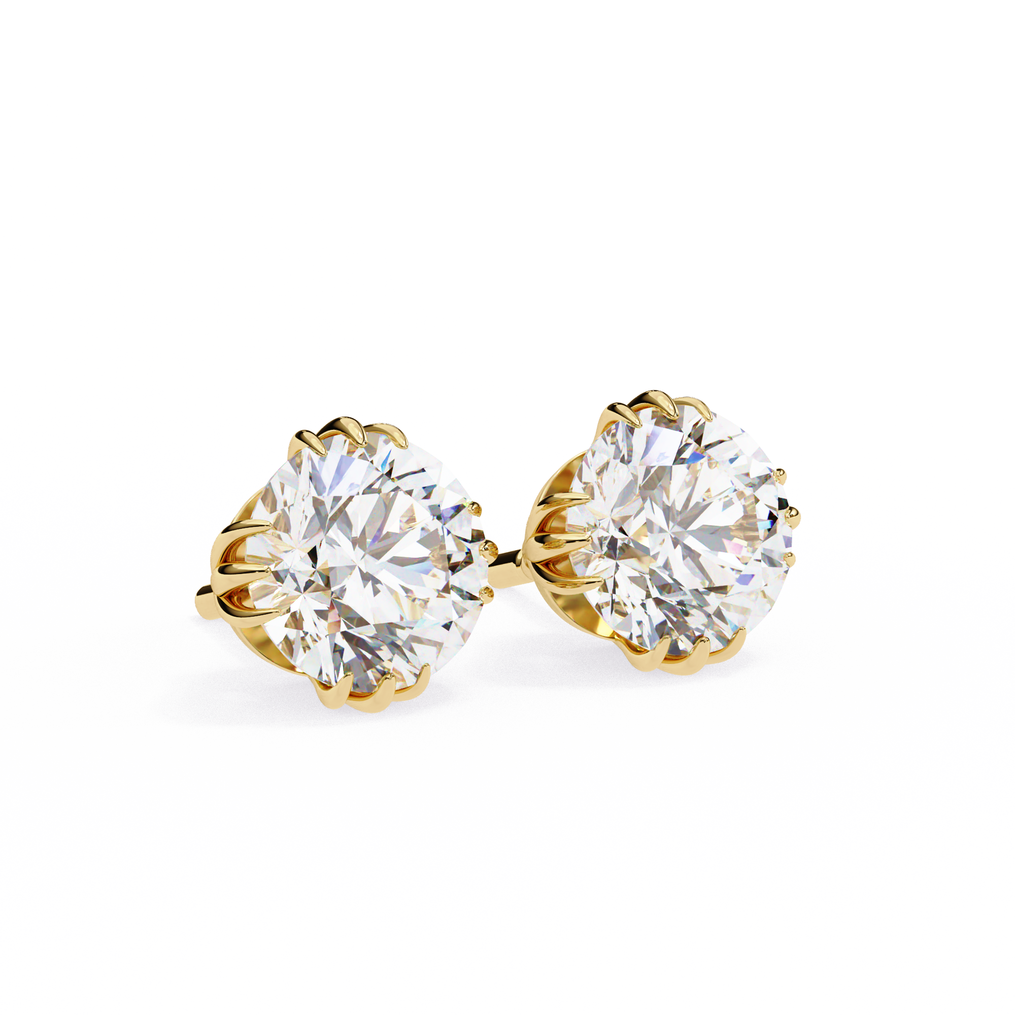 2.8ct Natural Diamond Studs | Solitairekart